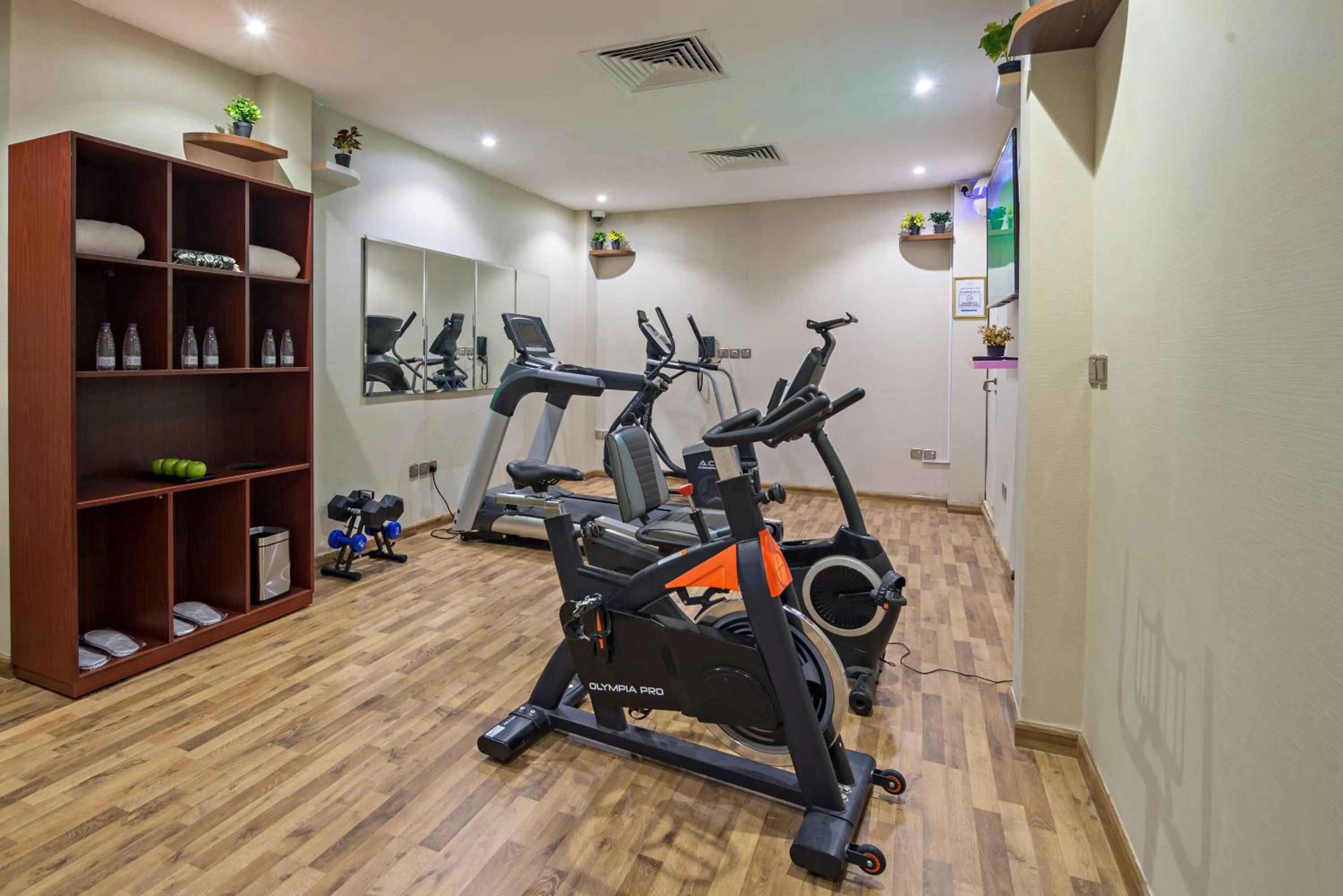 Fitness centre/facilities in Jiwar Almasi Hotel