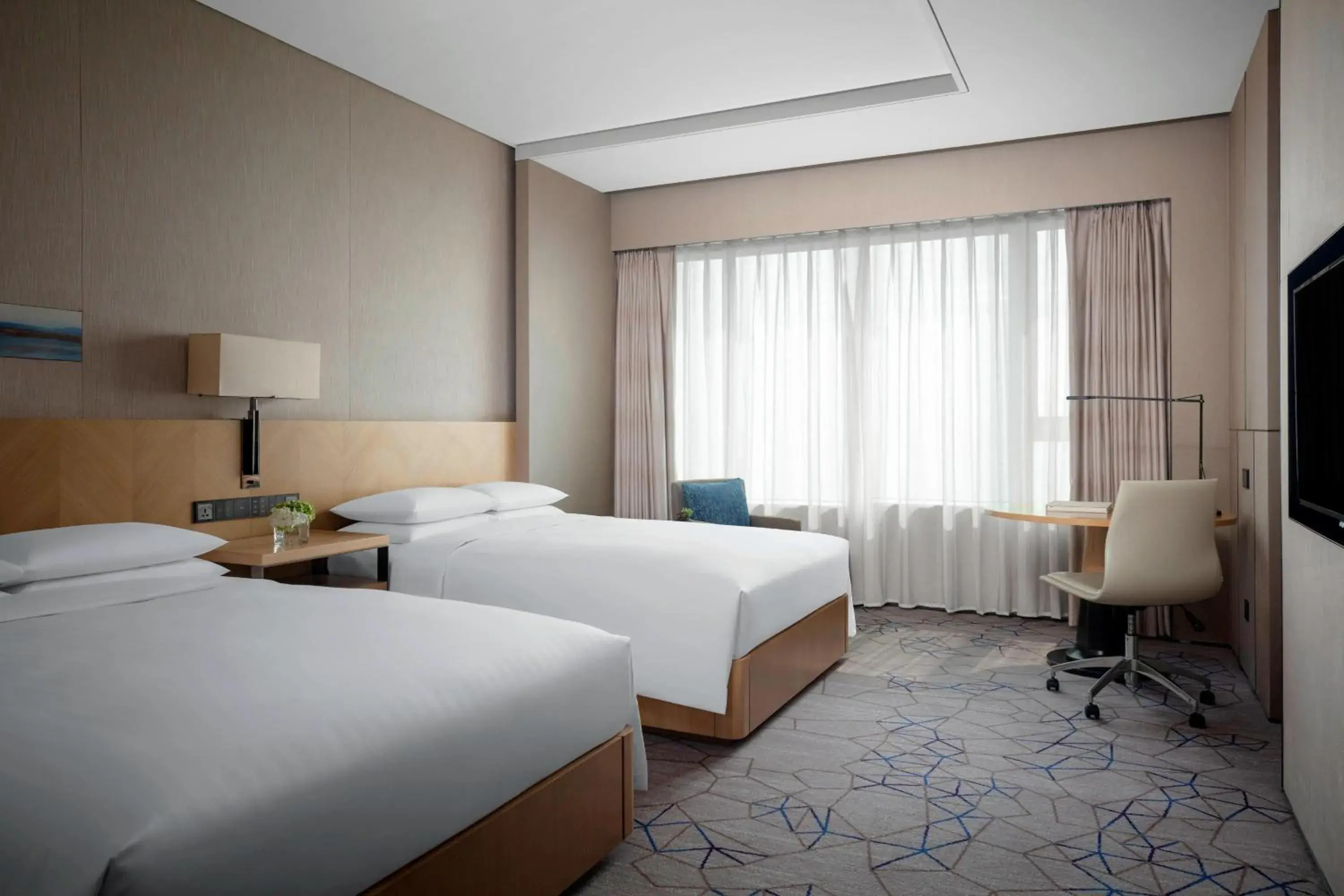 Executive Twin Room in Xiamen Marriott Hotel Haicang Executive Twin Room in Xiamen Marriott Hotel Haicang