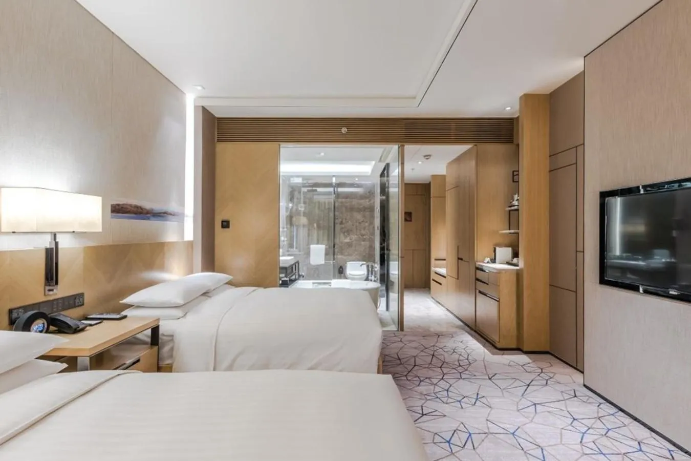 Bedroom, Bed in Xiamen Marriott Hotel Haicang