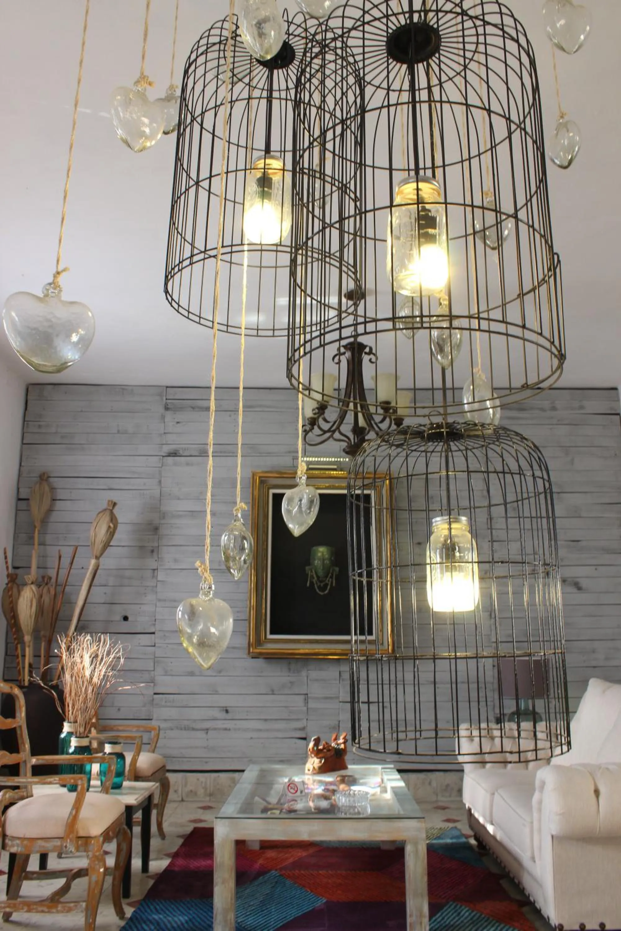 Lobby or reception in Casa Akbal B&B