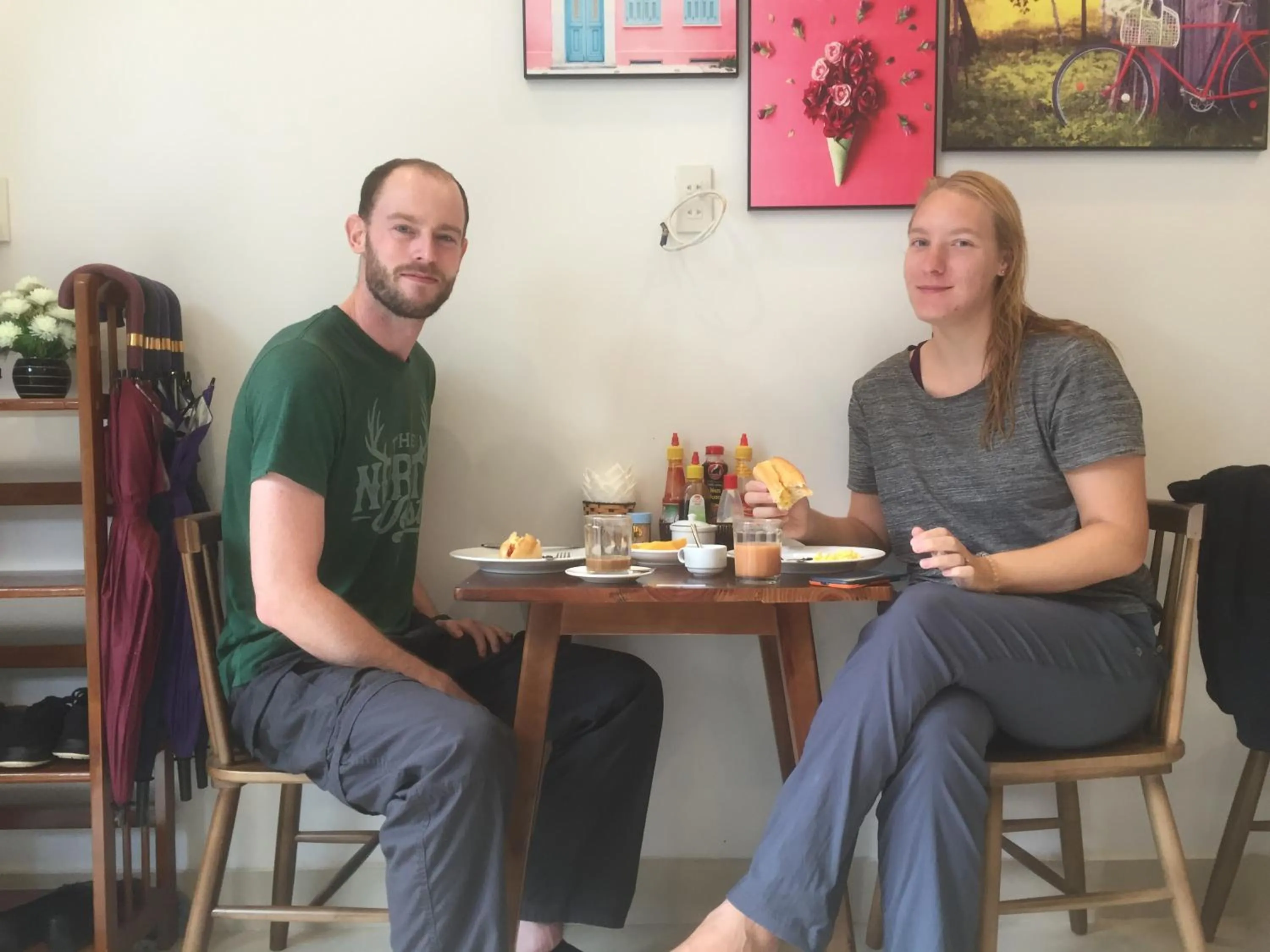 group of guests in candyinn