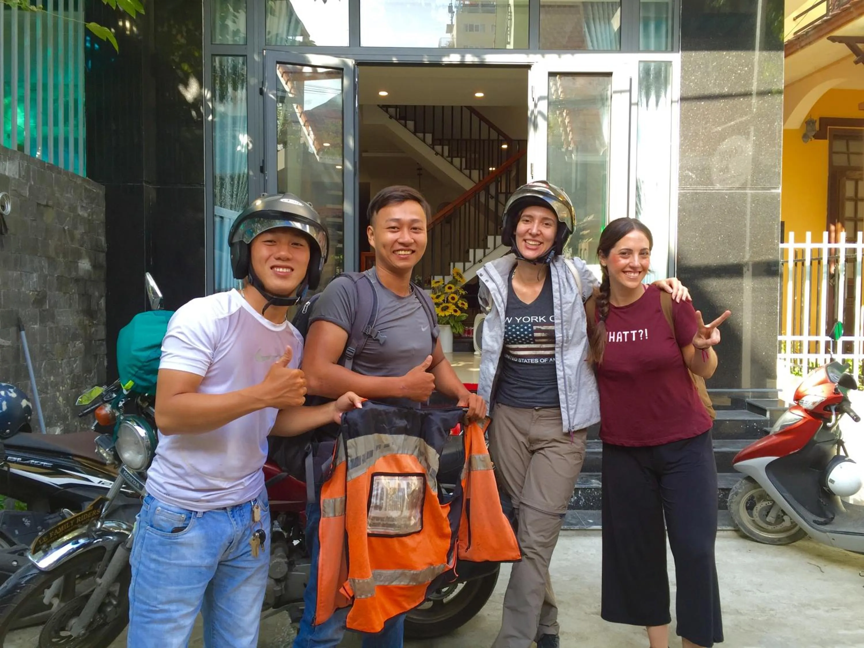 group of guests in candyinn