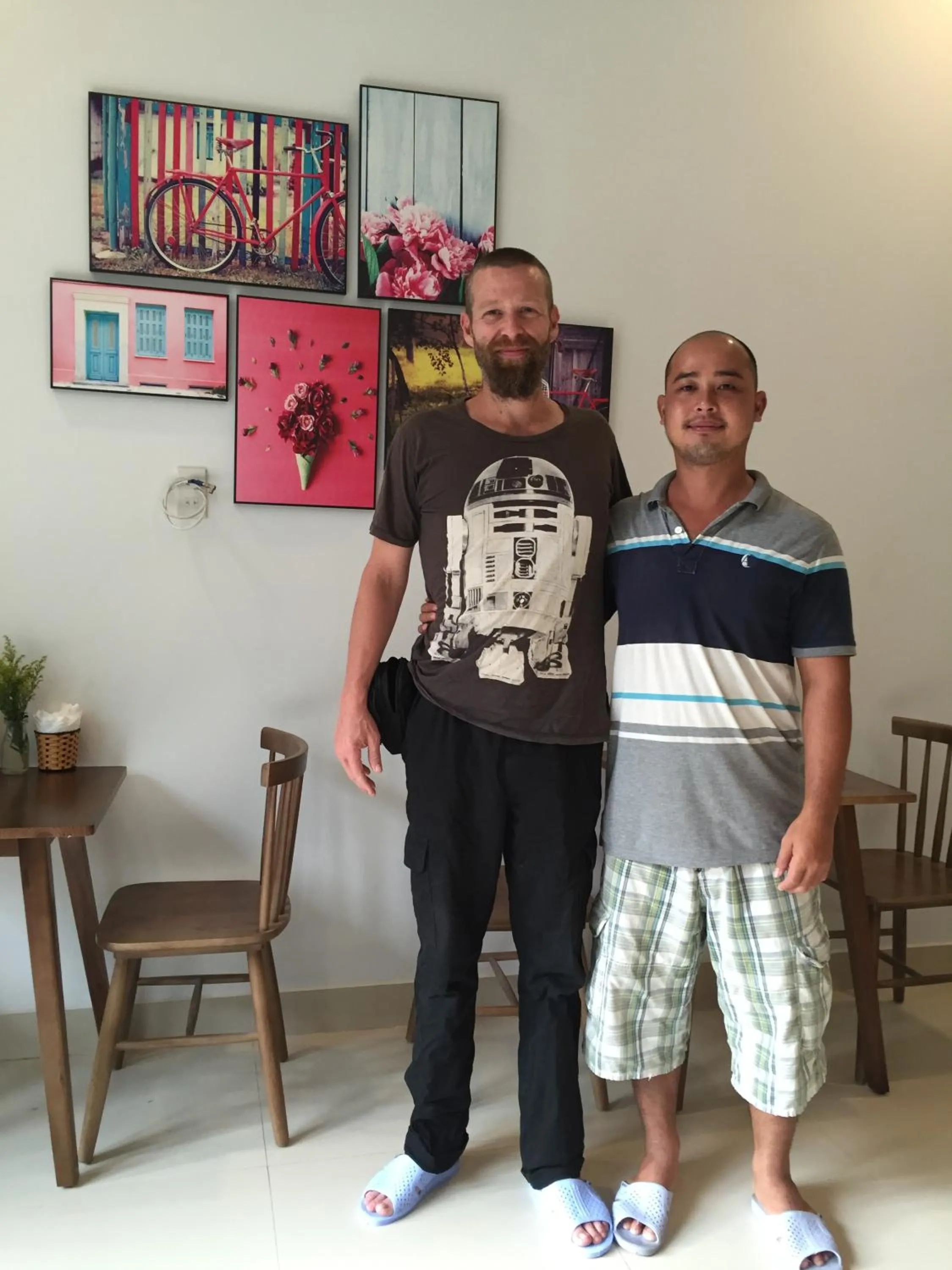 group of guests in candyinn