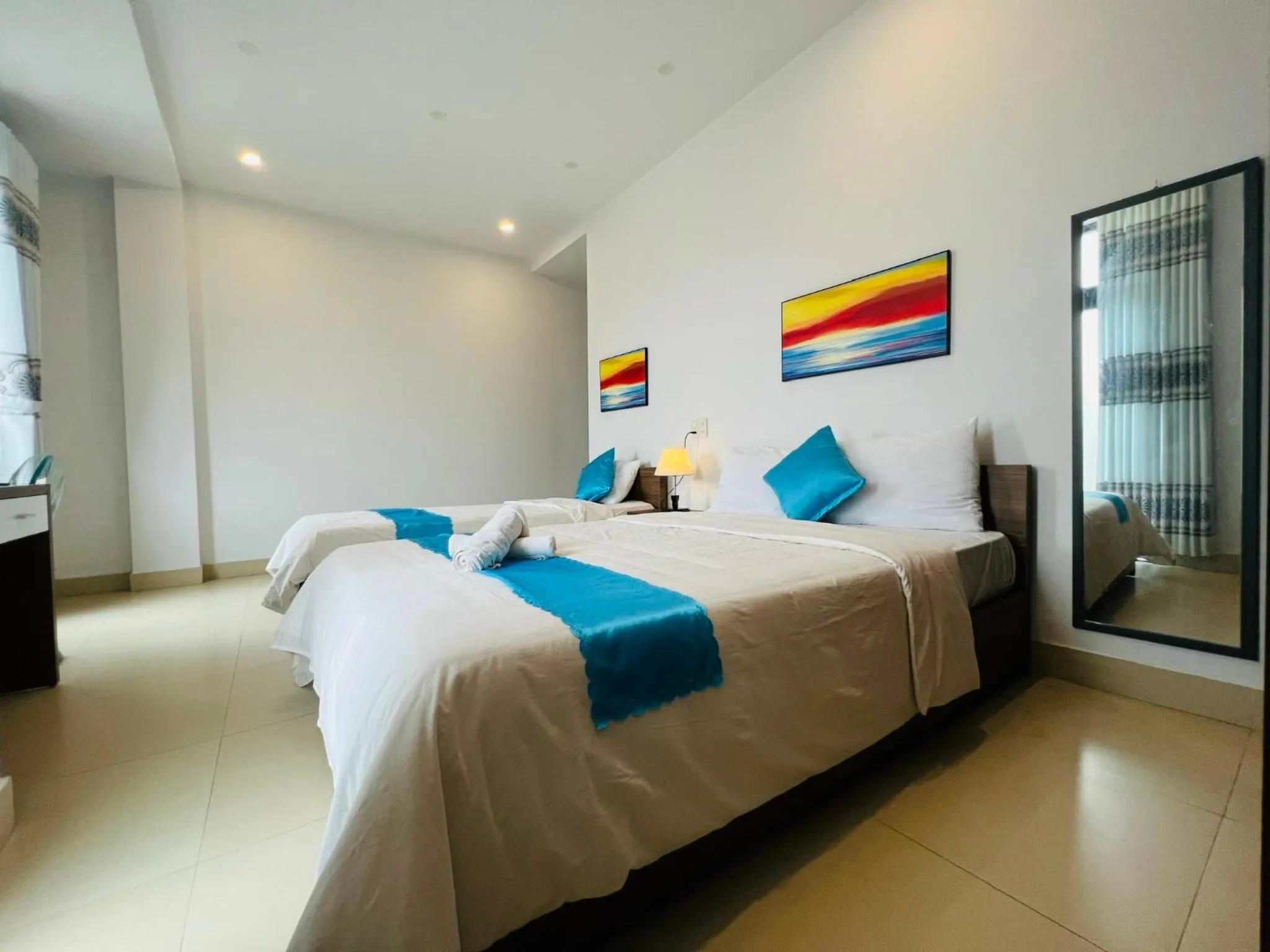 Bedroom, Bed in candyinn