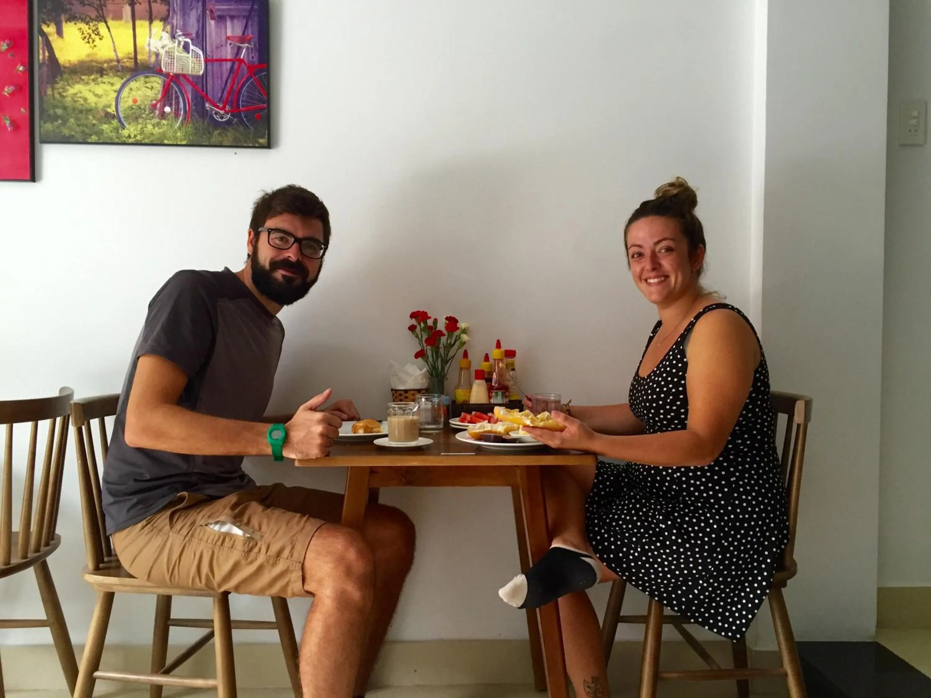 group of guests in candyinn