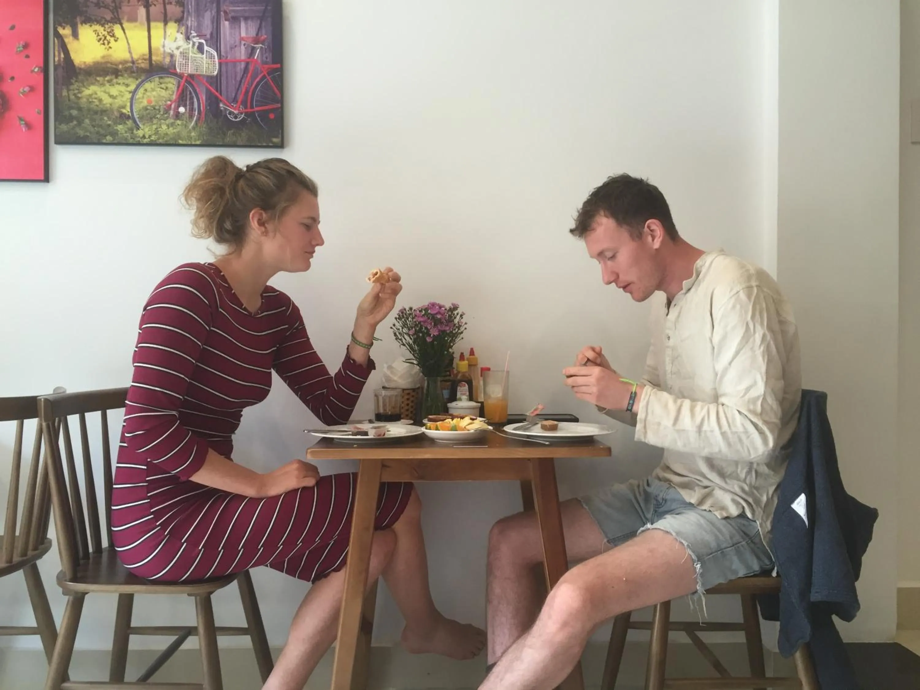 group of guests in candyinn