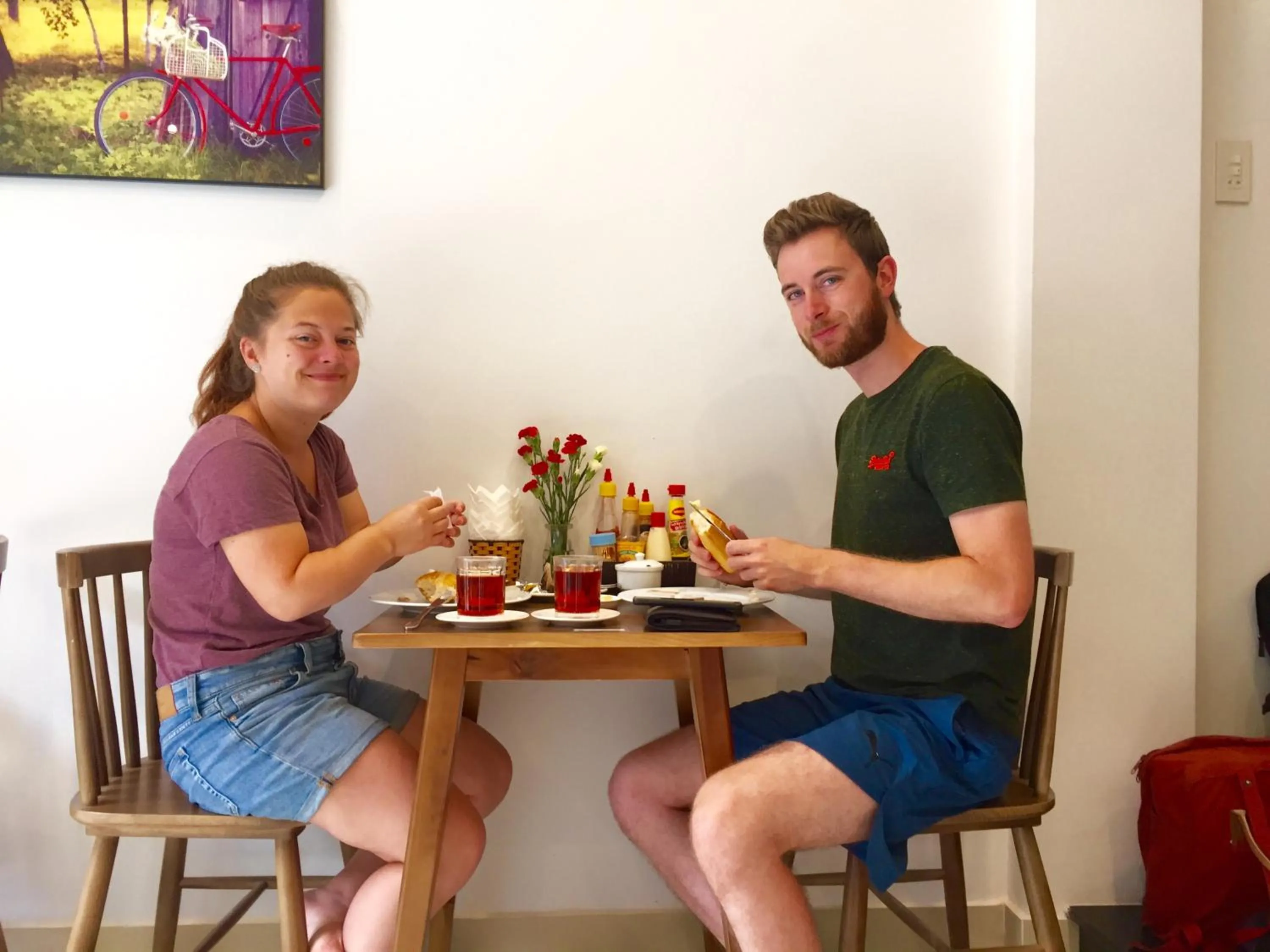 group of guests in candyinn