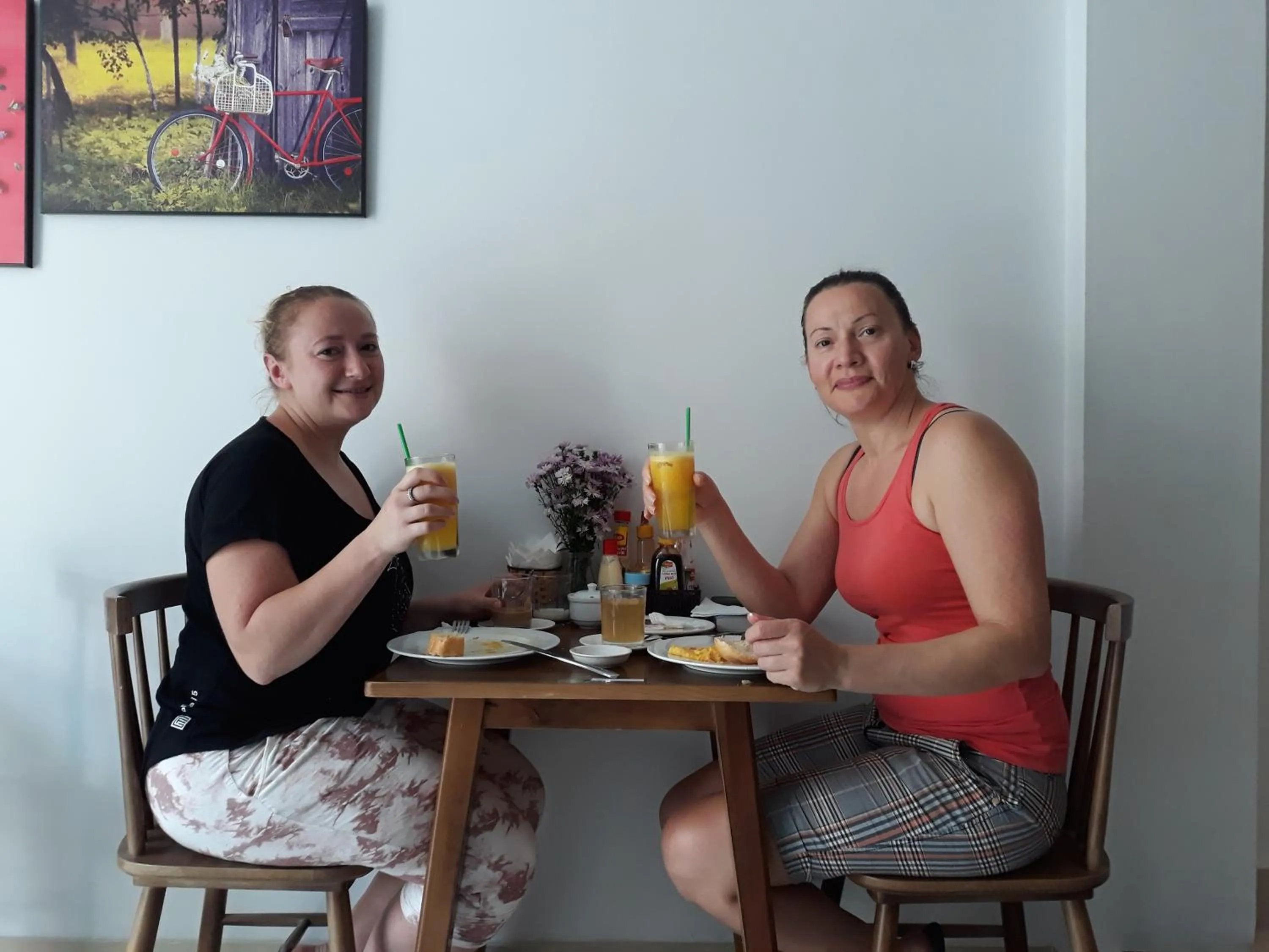 group of guests in candyinn