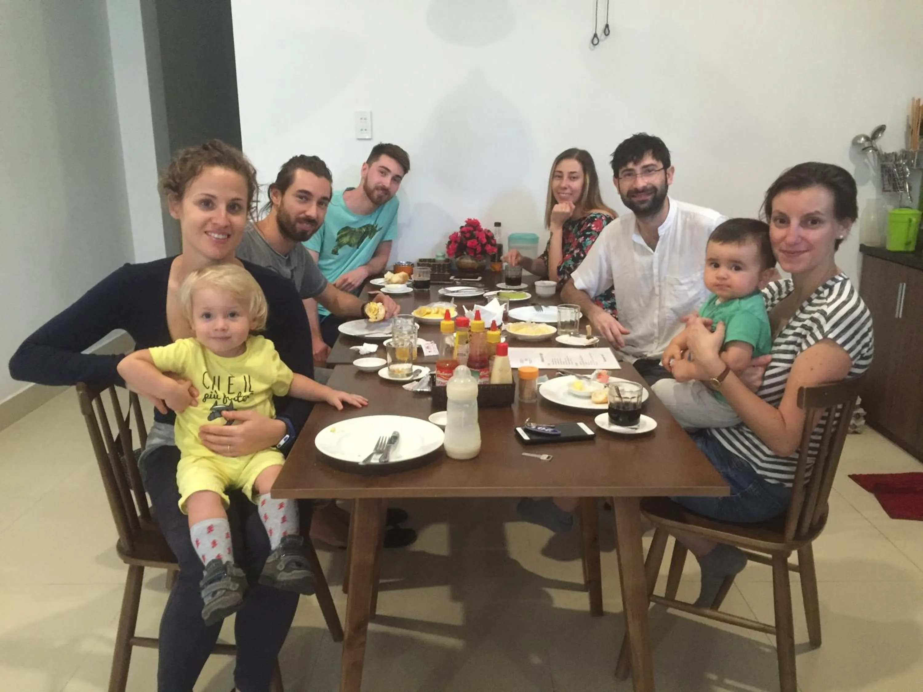 group of guests in candyinn