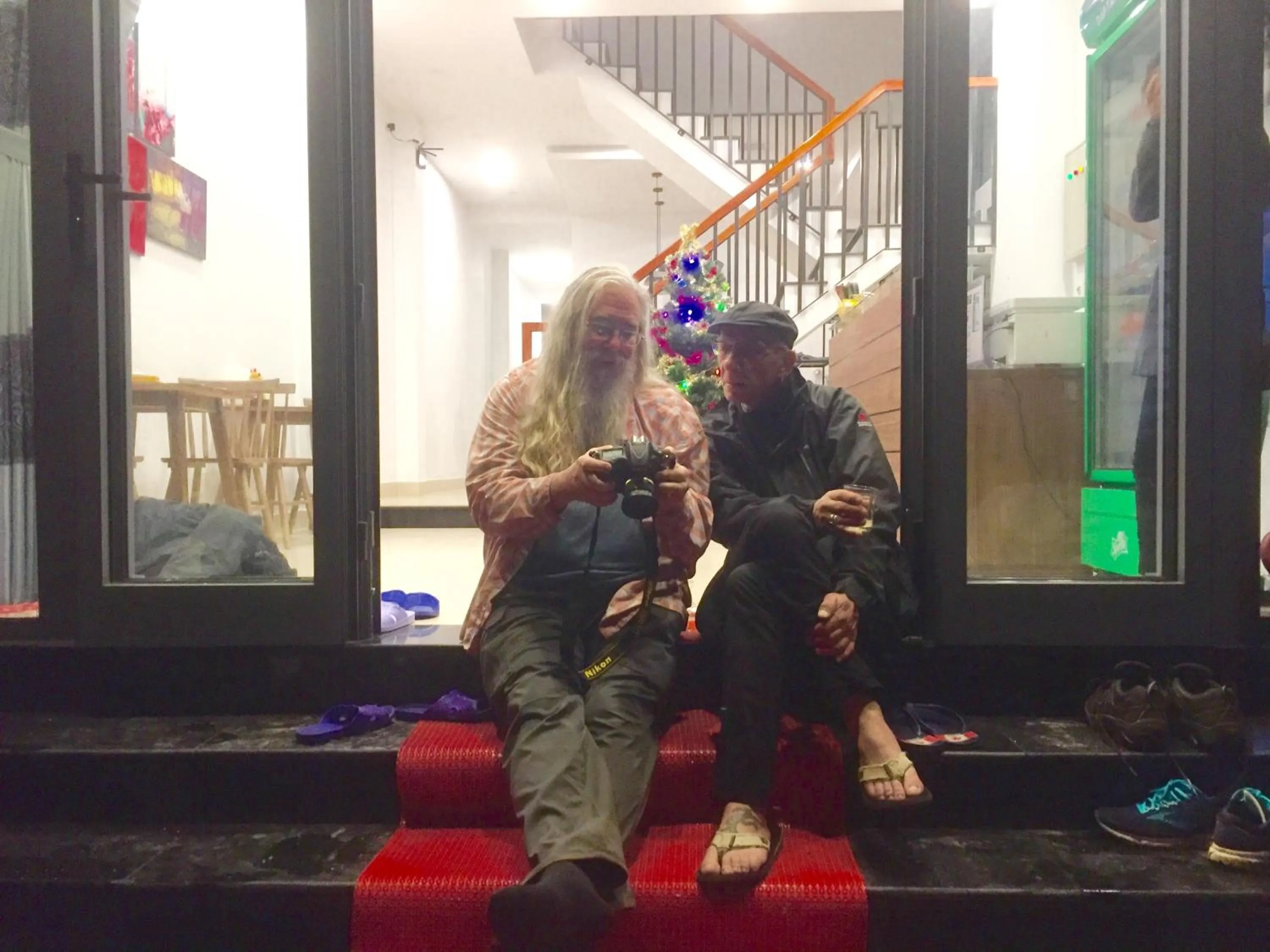 group of guests in candyinn