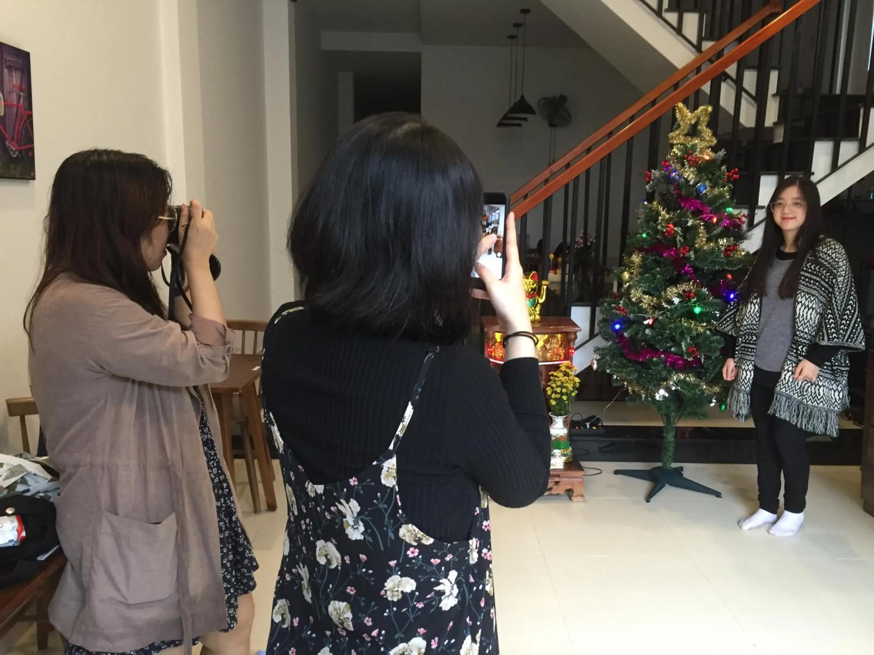 group of guests in candyinn