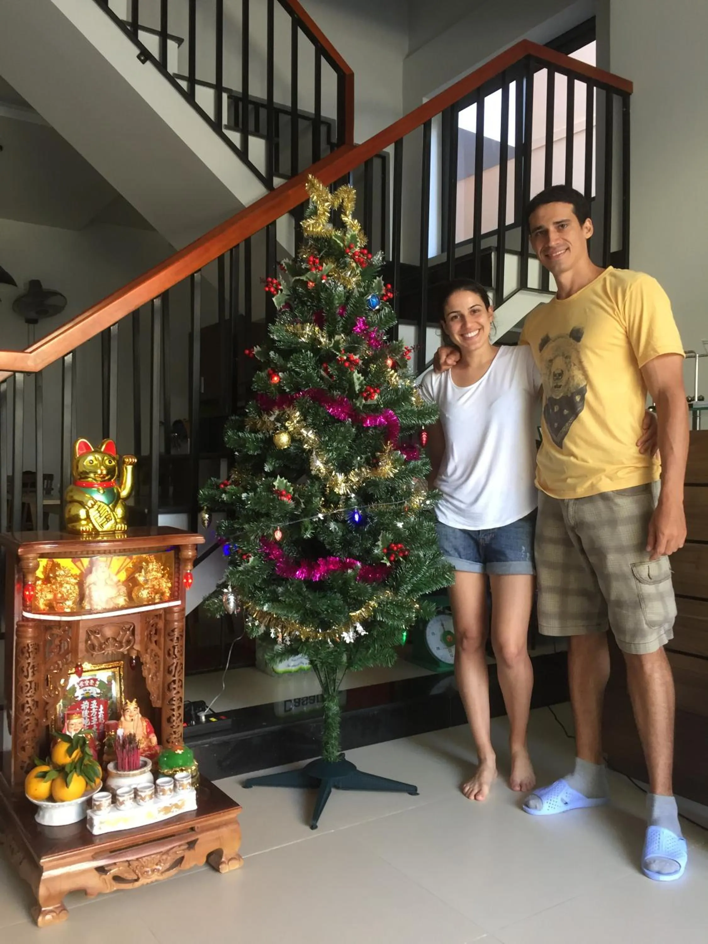 group of guests in candyinn