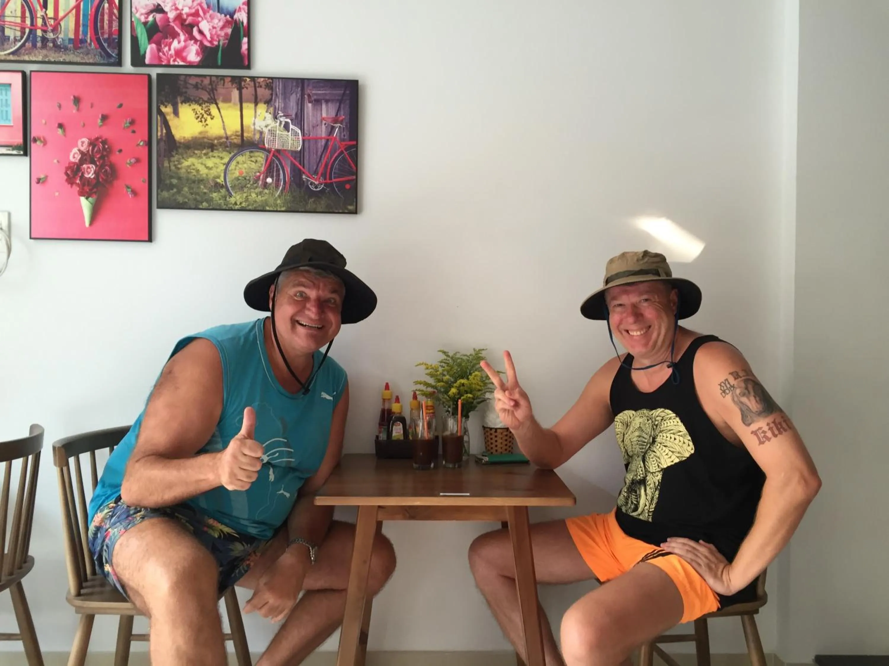 group of guests in candyinn