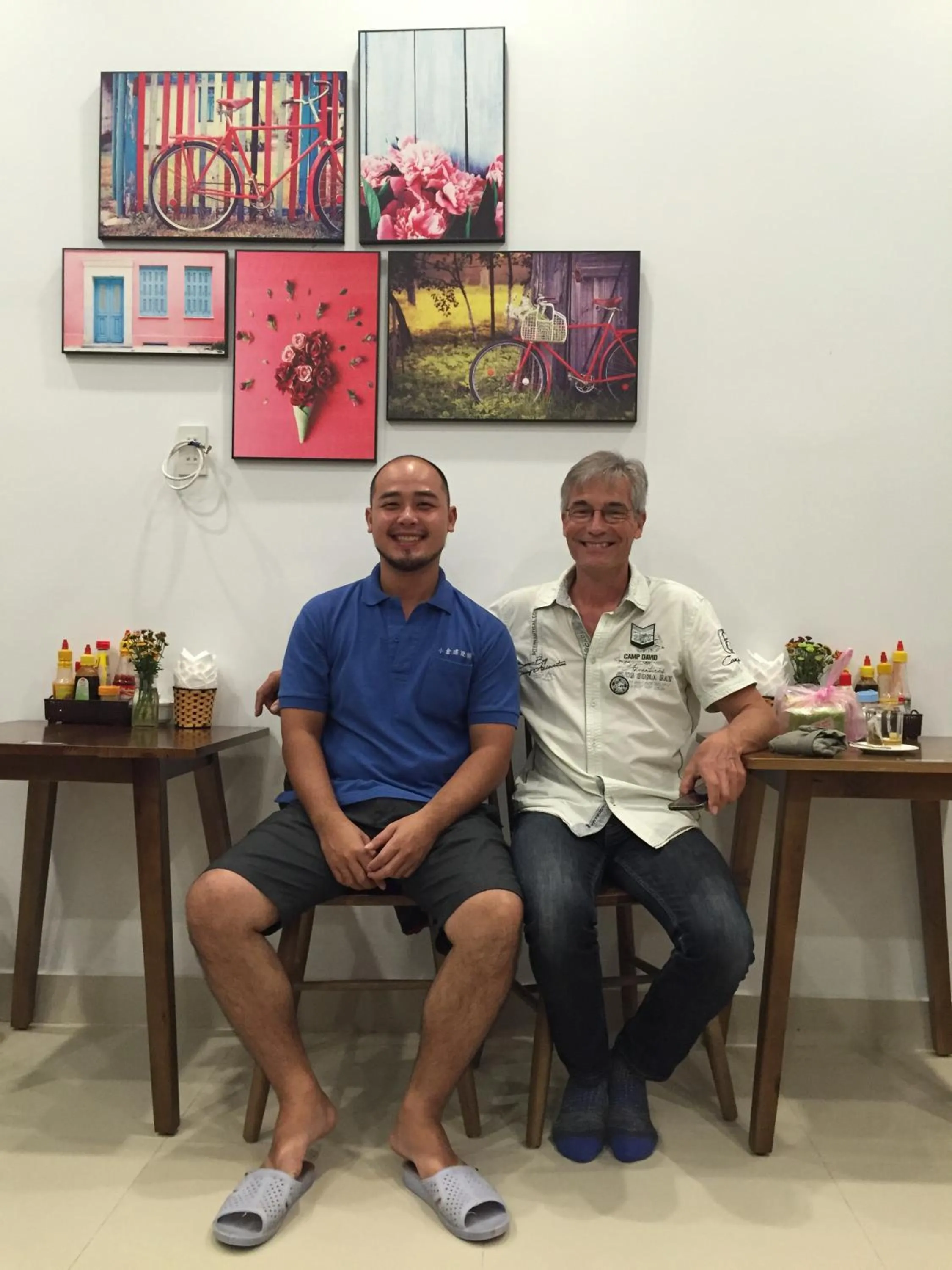 group of guests in candyinn