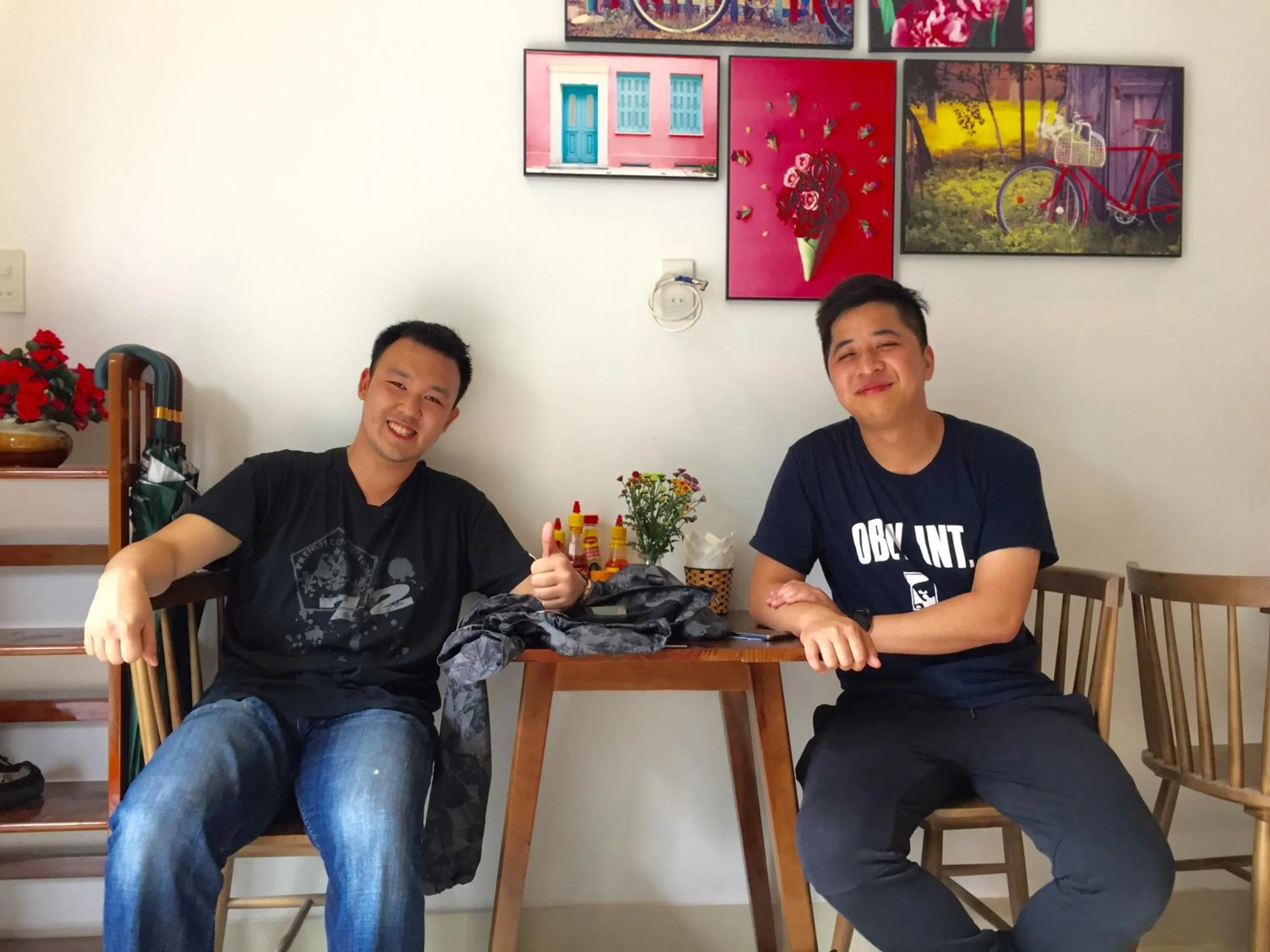 group of guests in candyinn