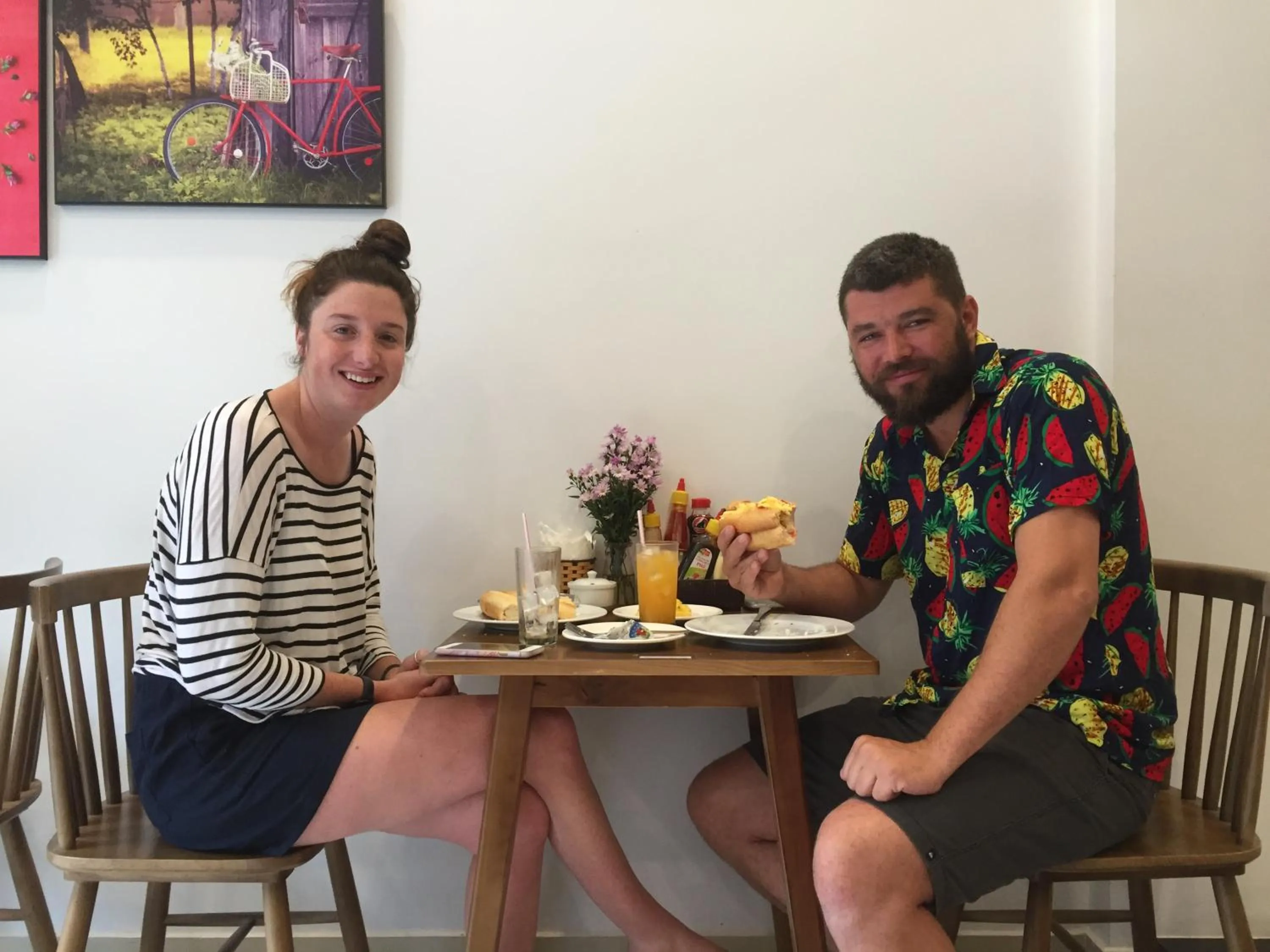 group of guests in candyinn