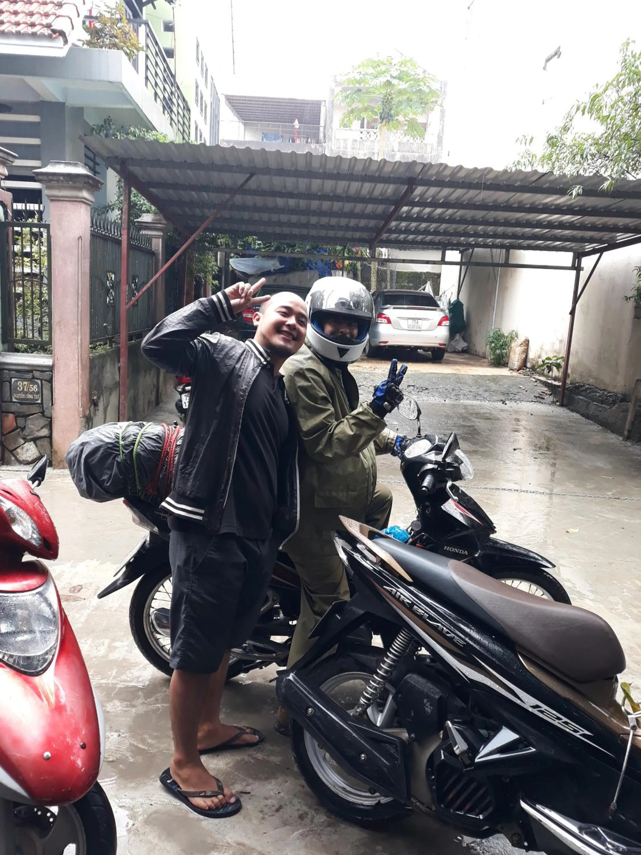 group of guests in candyinn