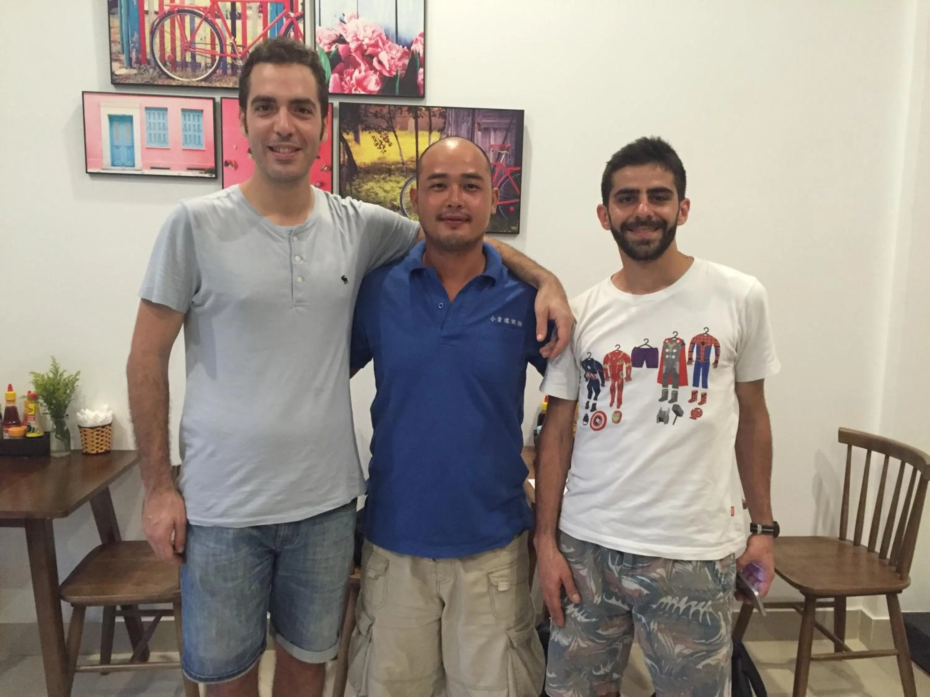 group of guests in candyinn