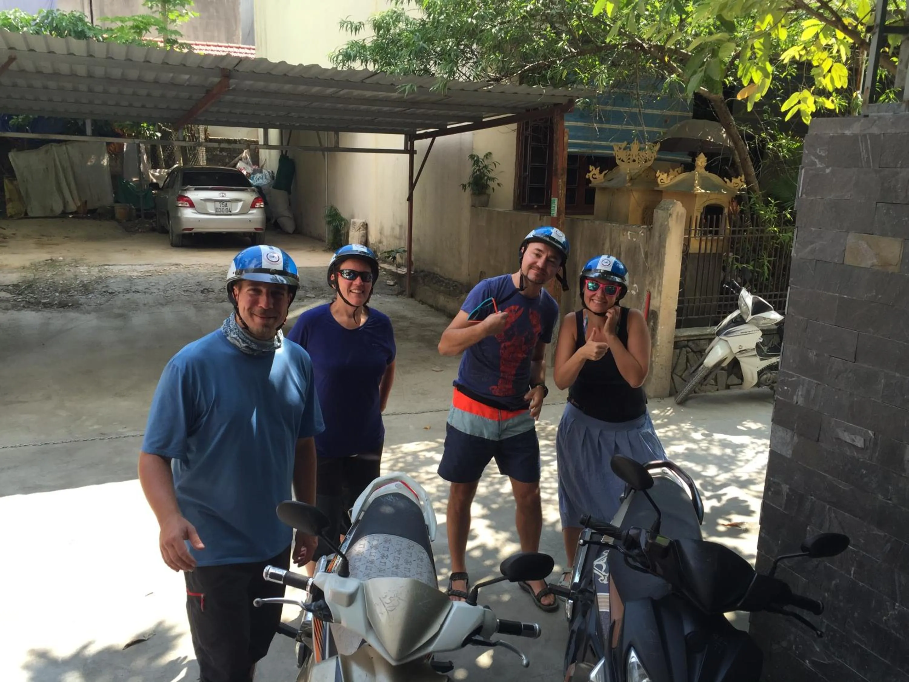 group of guests in candyinn