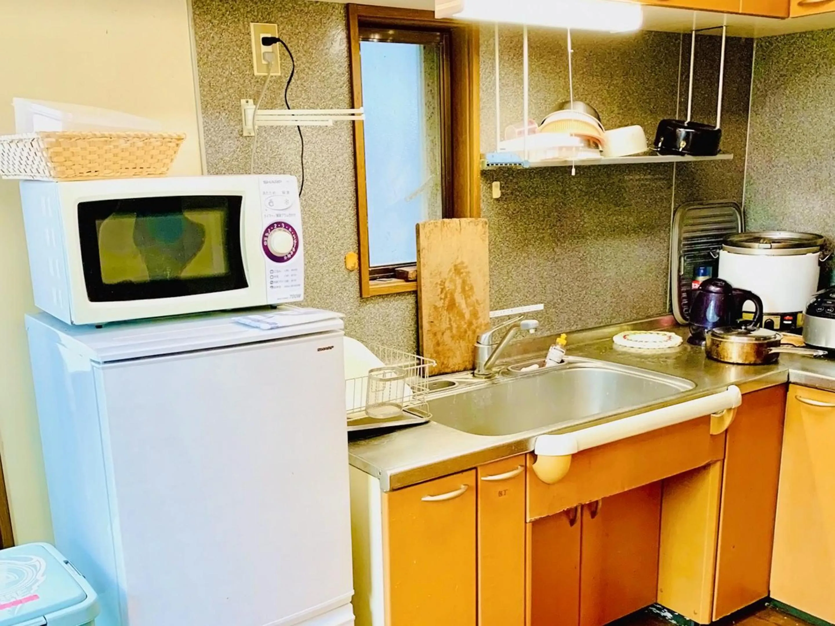 Kitchen or kitchenette in Guesthouse IKETA