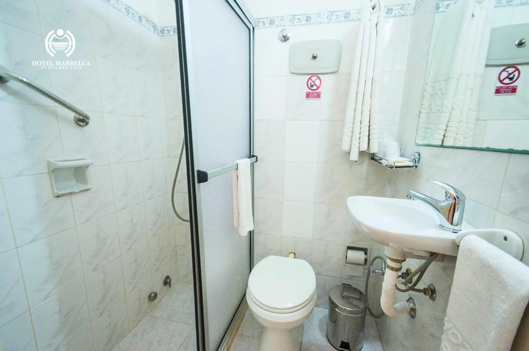 Shower in Hotel Marbella