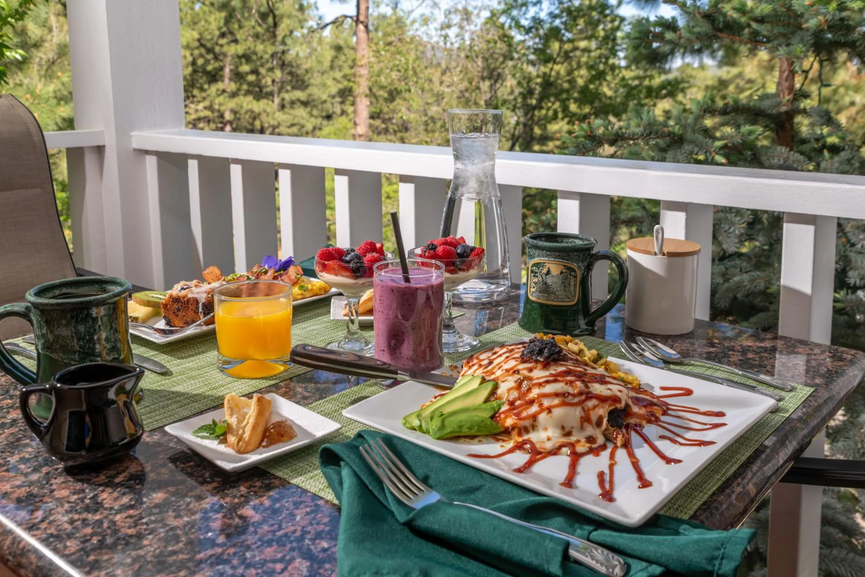 Patio in Sheridan House Inn- Adult Only Accommodation