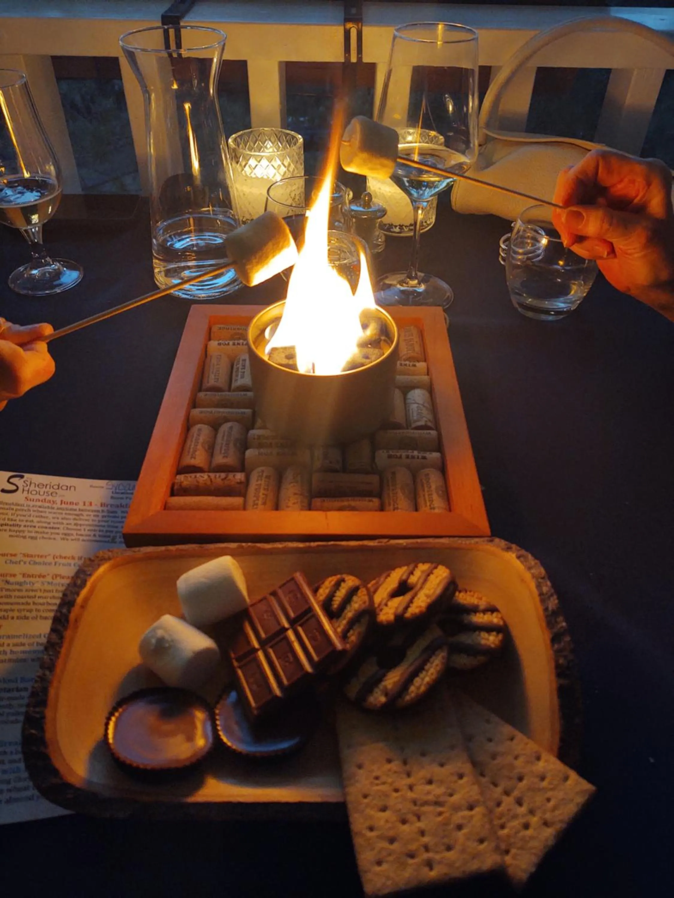 Patio in Sheridan House Inn- Adult Only Accommodation