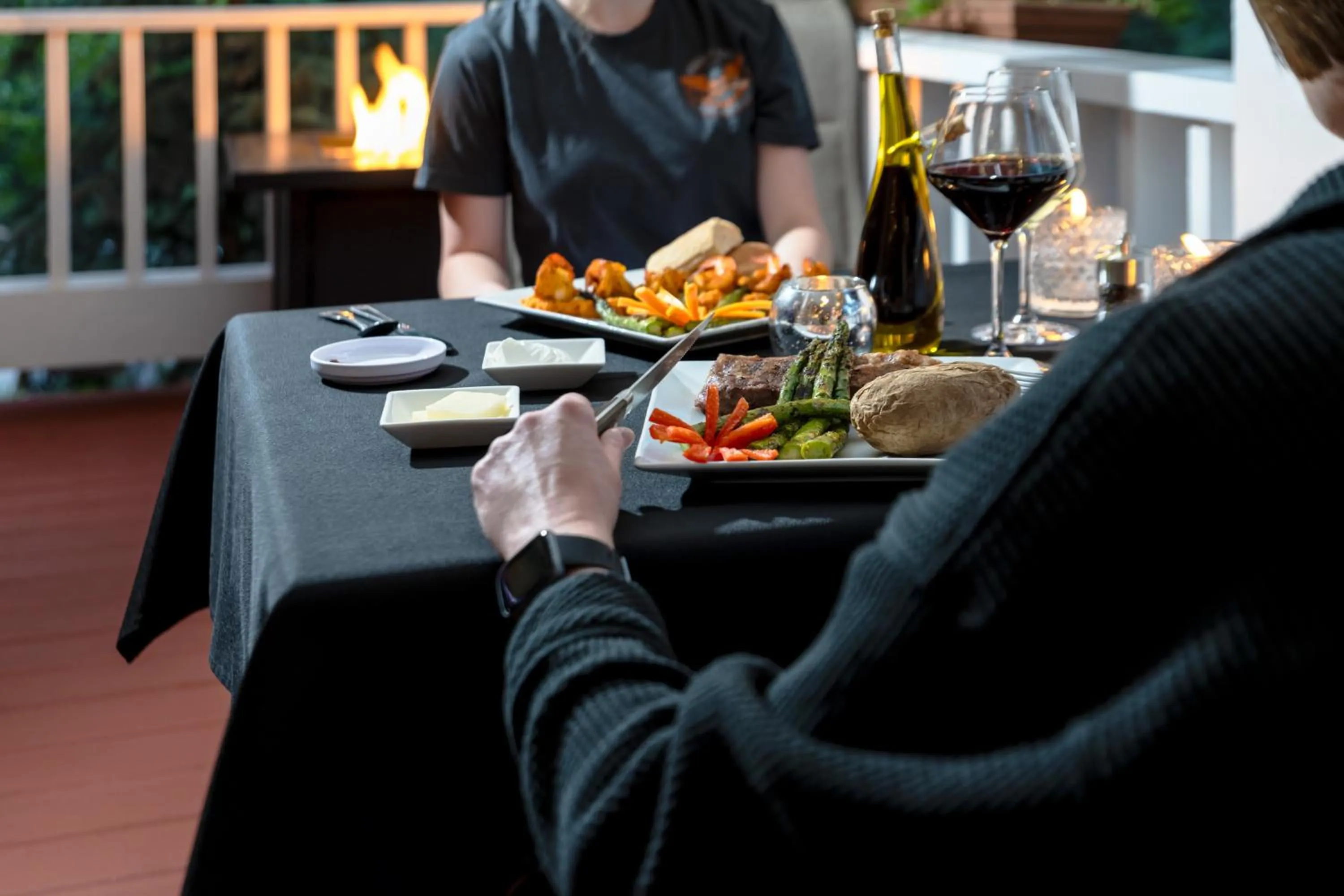 Patio in Sheridan House Inn- Adult Only Accommodation