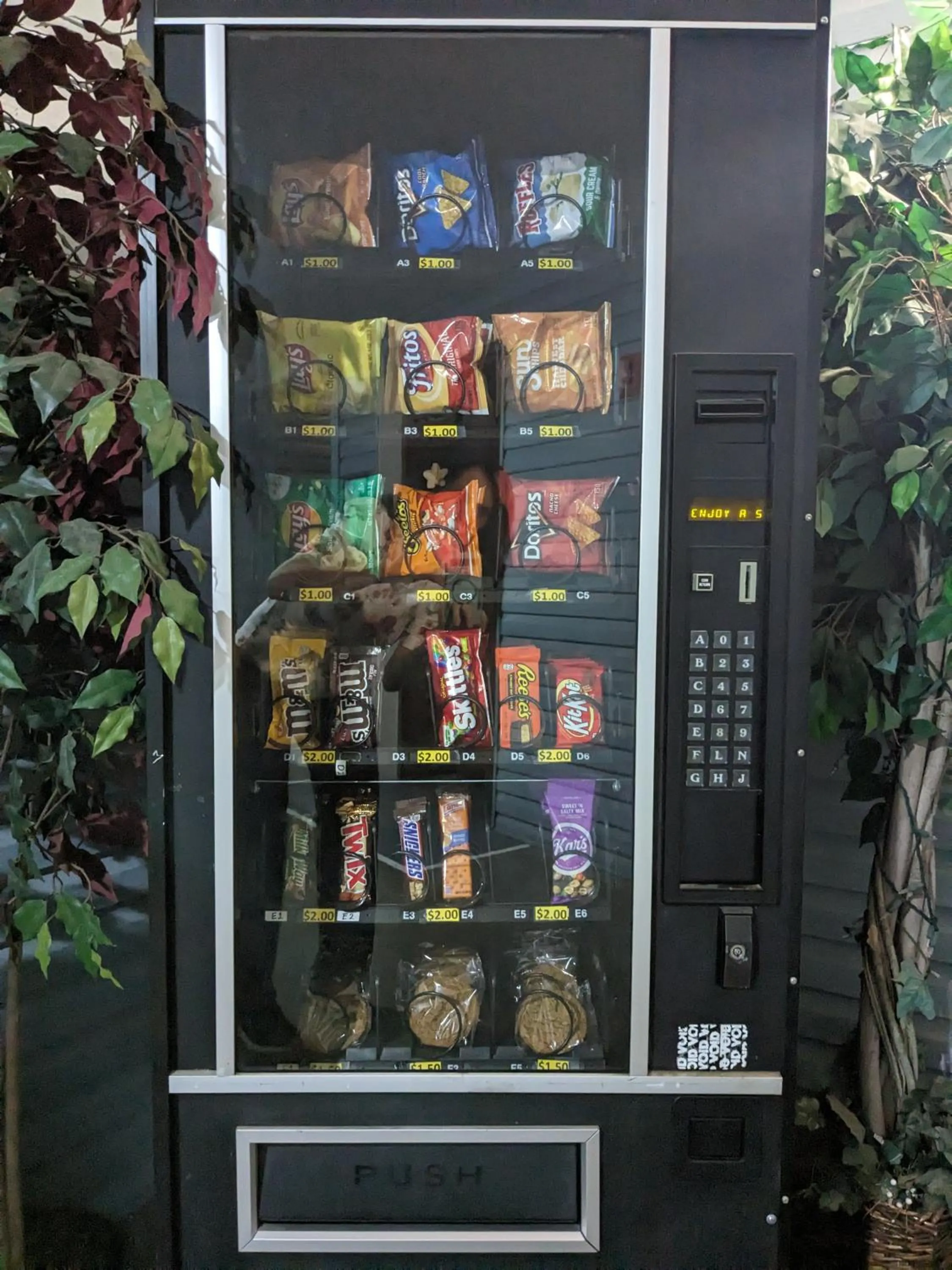 vending machine in Dutton Inn