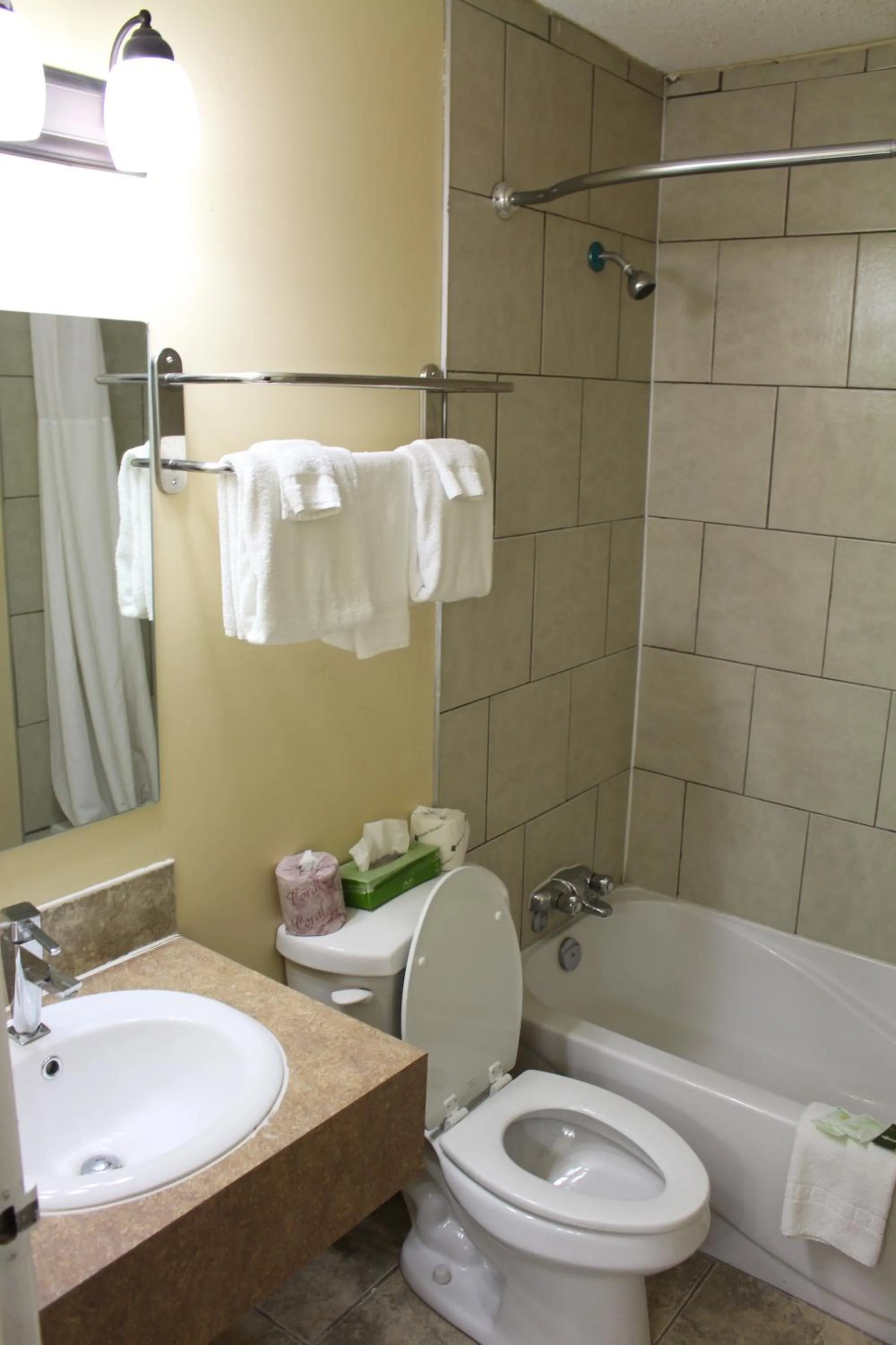 Bathroom in Travelodge by Wyndham Swift Current