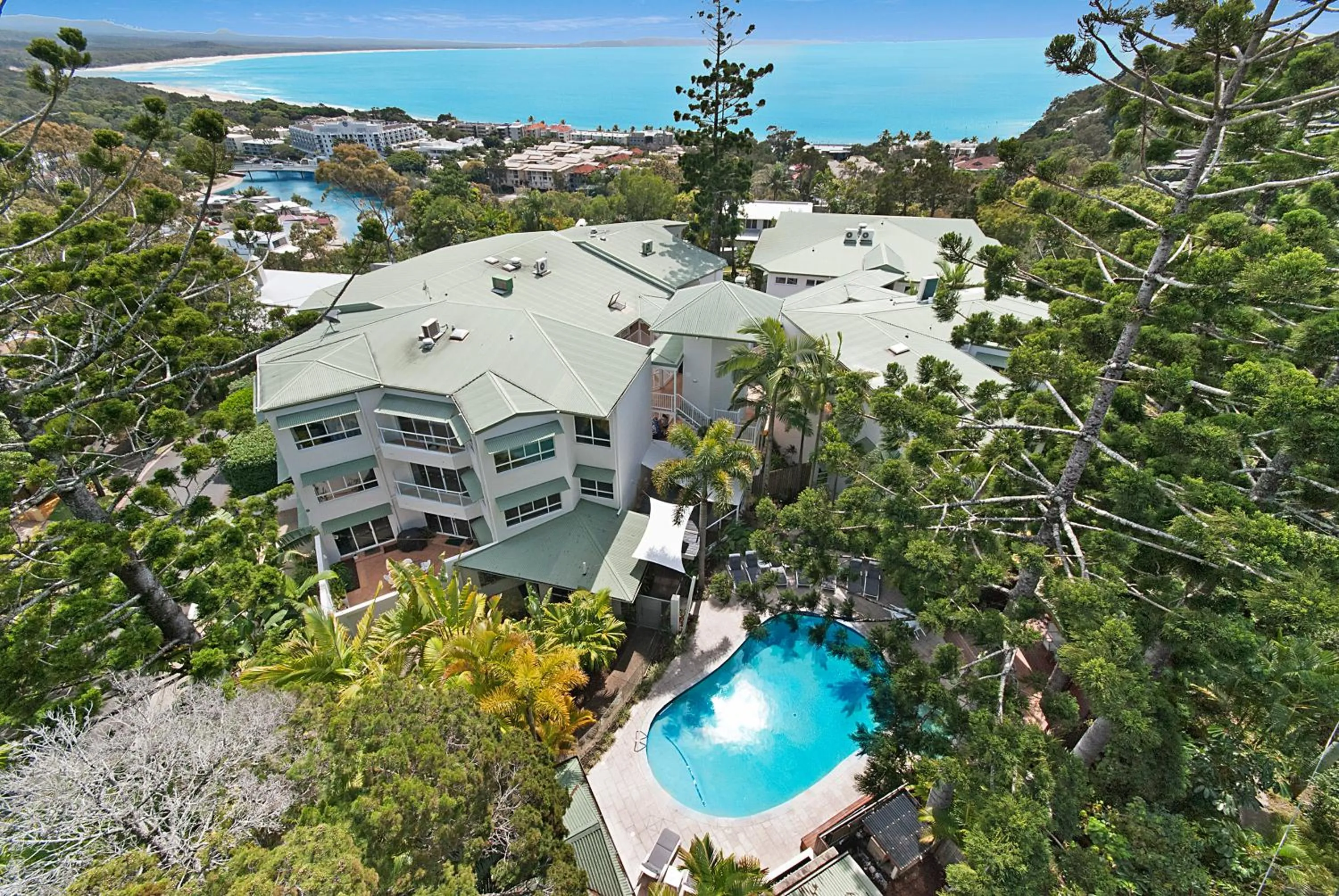 Property building in The Lookout Resort Noosa