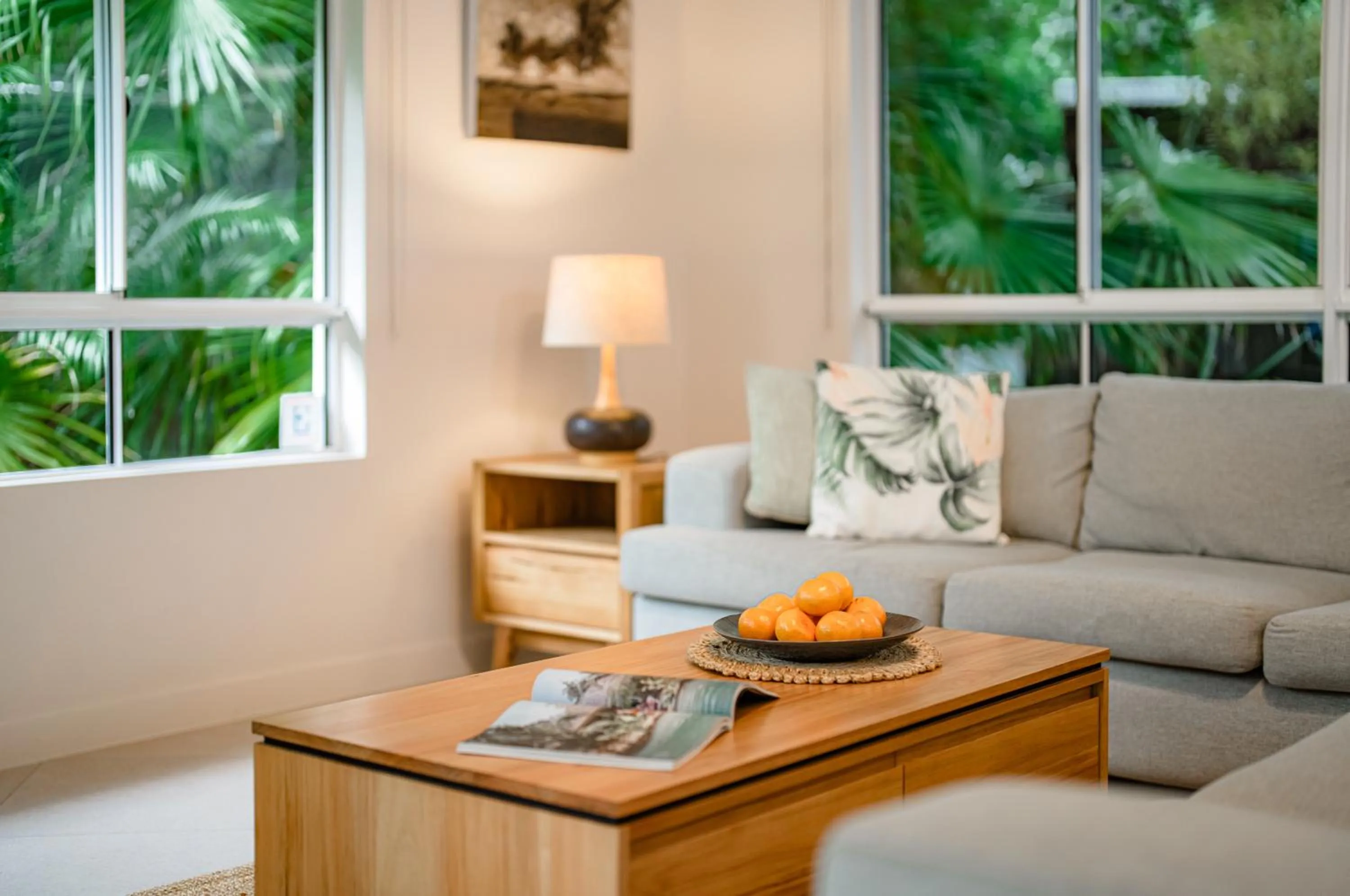 Seating area in The Lookout Resort Noosa