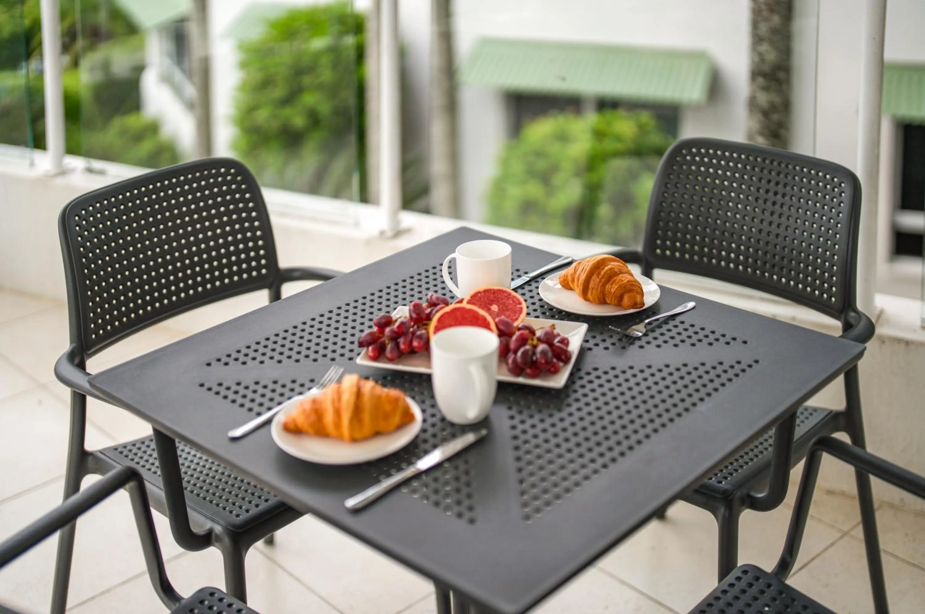 Continental breakfast in The Lookout Resort Noosa