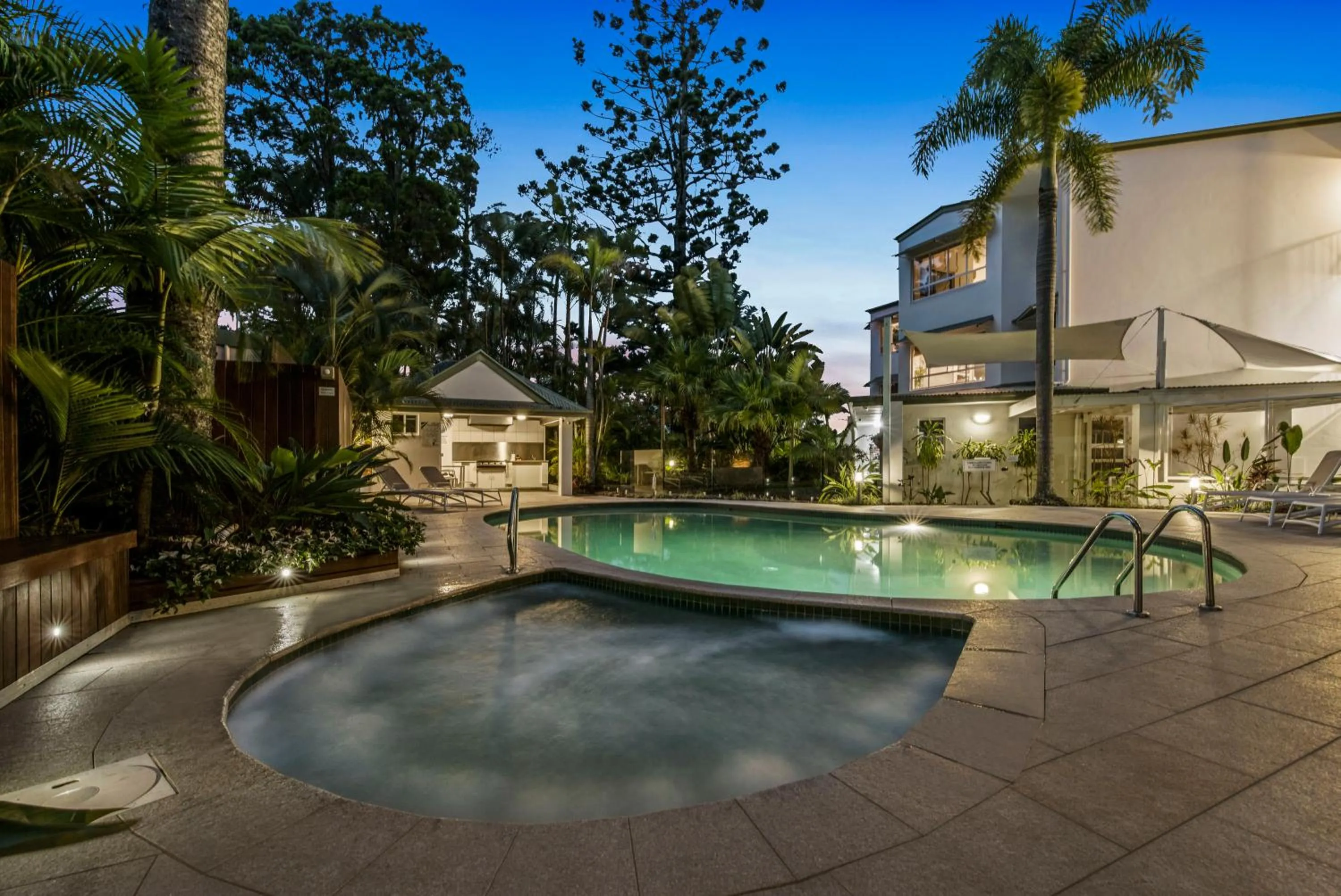 Swimming pool in The Lookout Resort Noosa