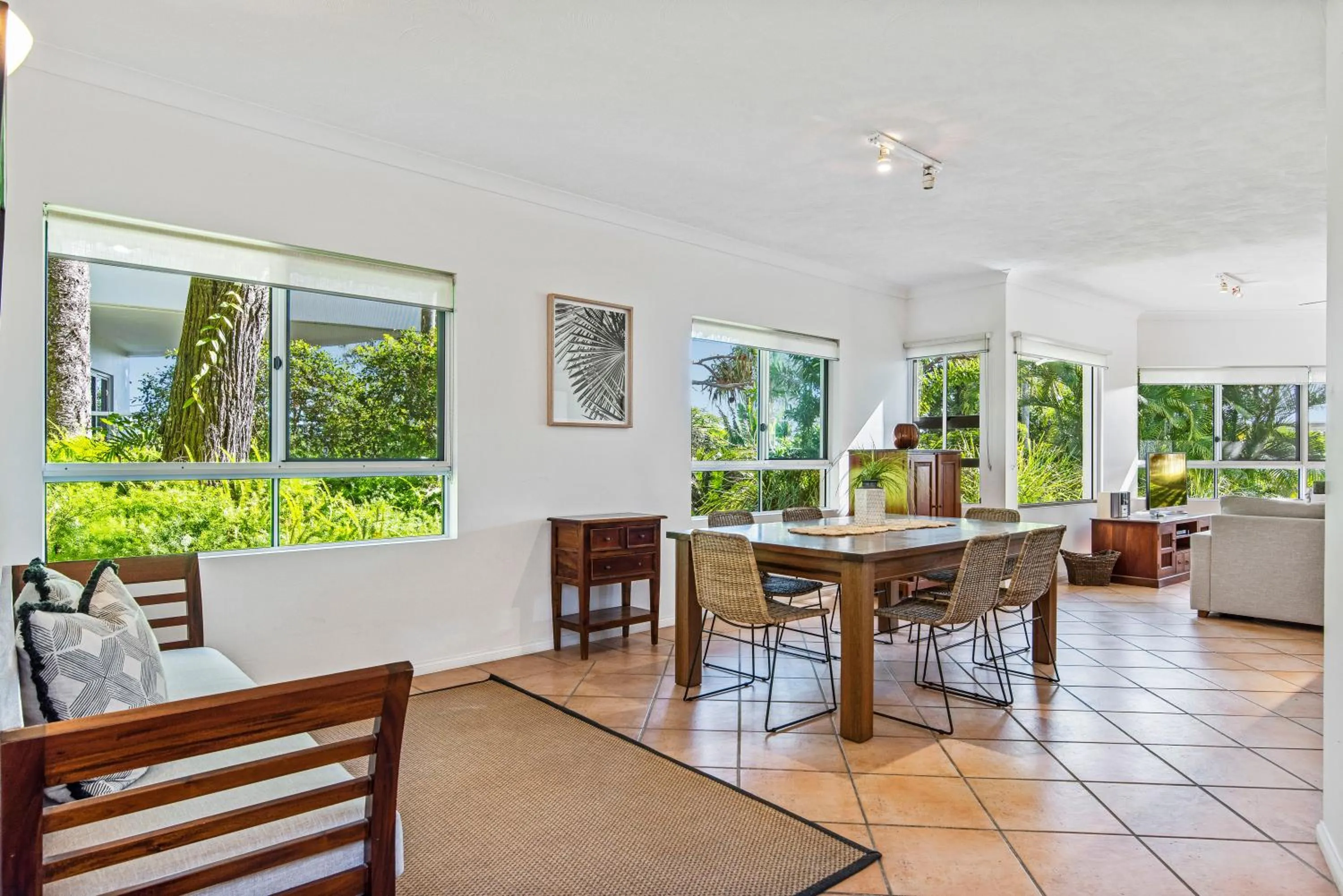 Living room in The Lookout Resort Noosa