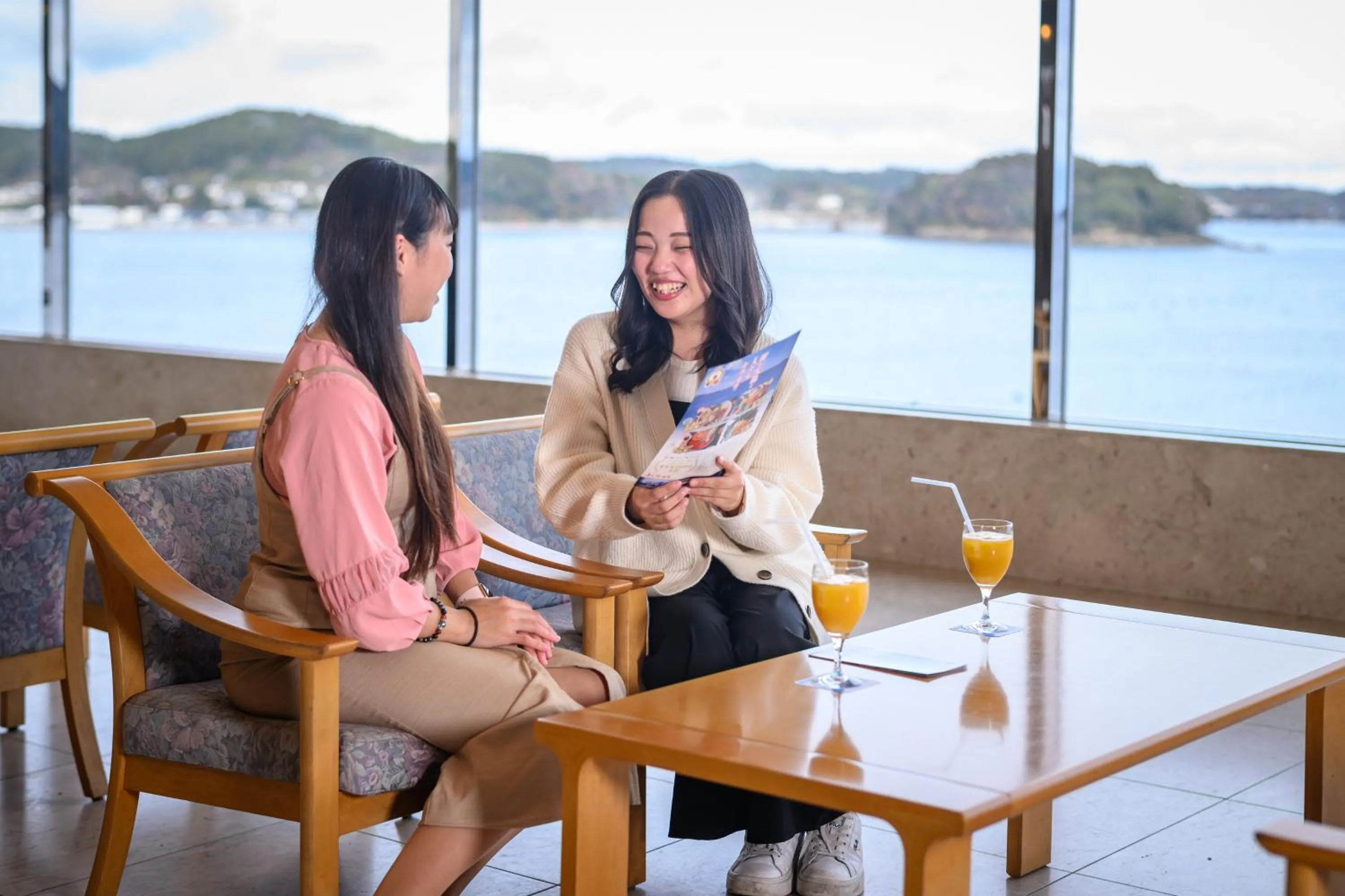 Lounge or bar in Minami Sanriku Hotel kanyo
