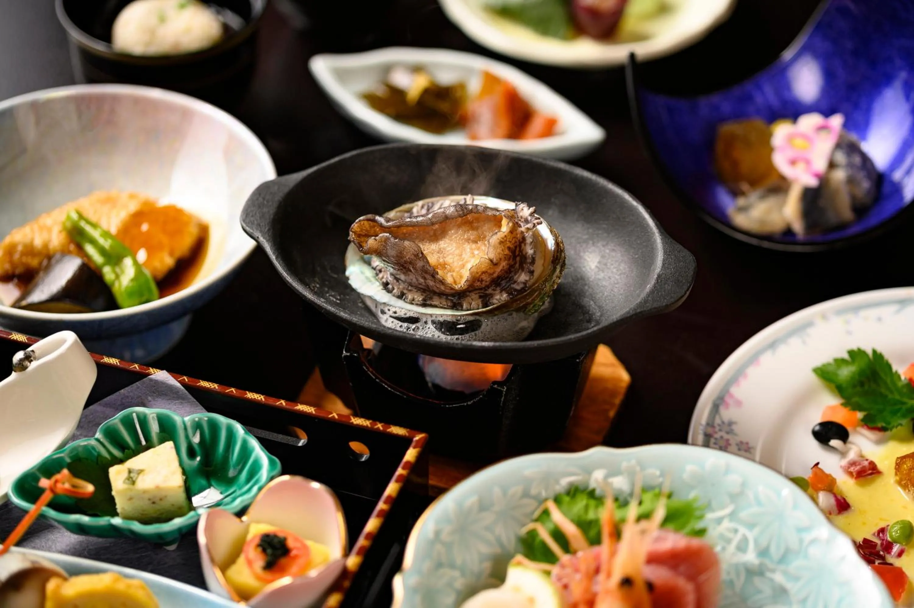 Dinner in Minami Sanriku Hotel kanyo