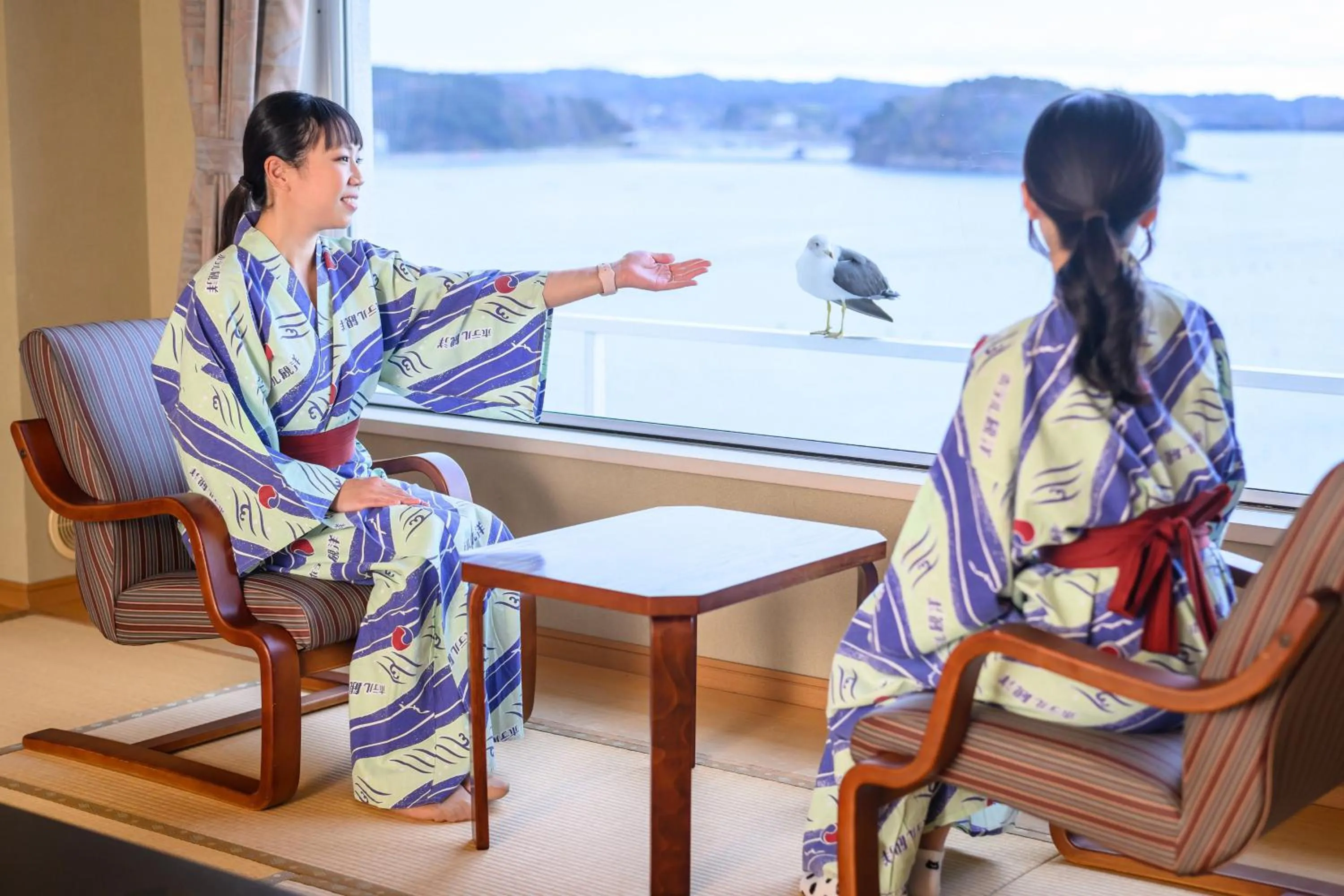People in Minami Sanriku Hotel kanyo