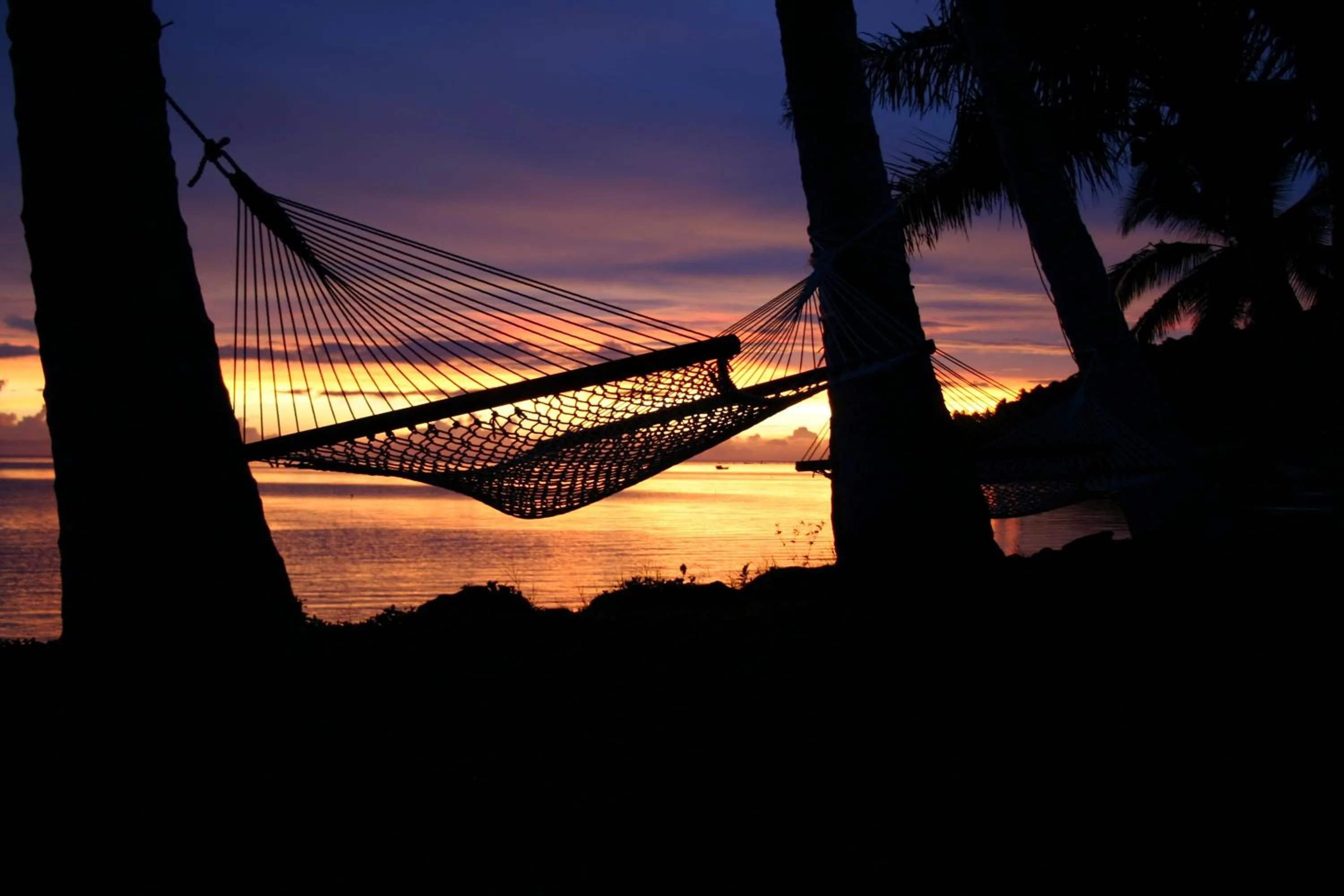 Sunset in Waidroka Bay Resort