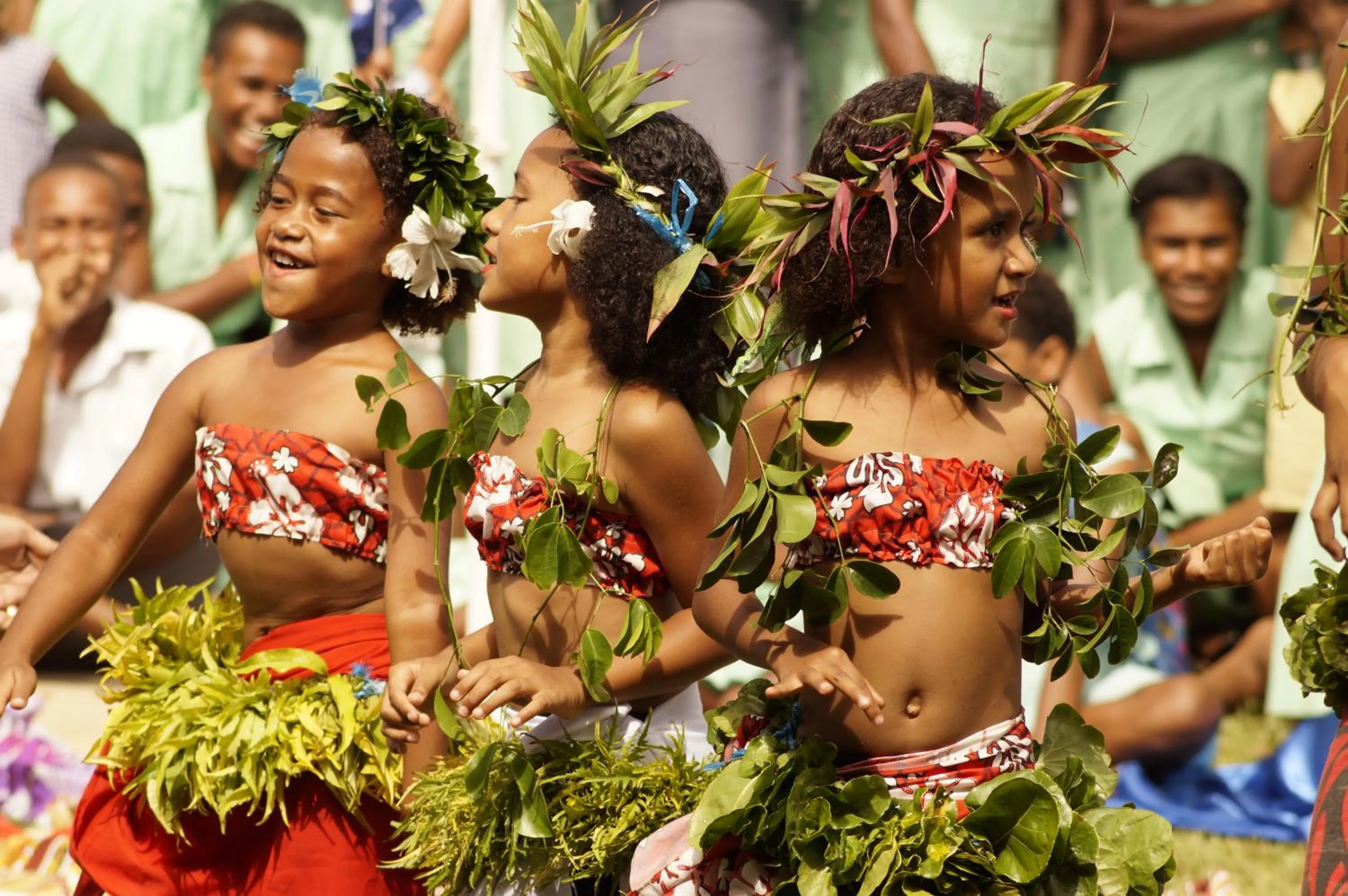 People in Waidroka Bay Resort
