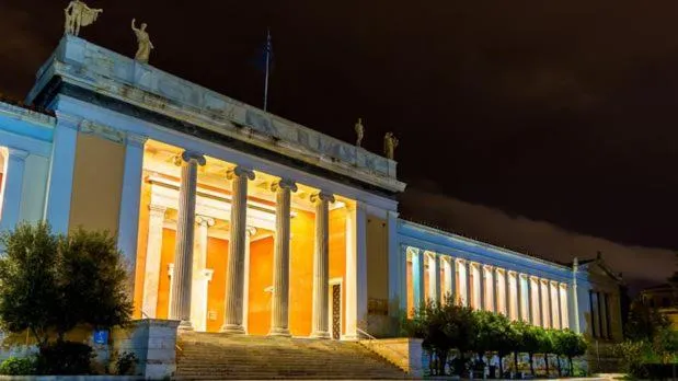 Nearby landmark in Santorini Style in Athens, Greece