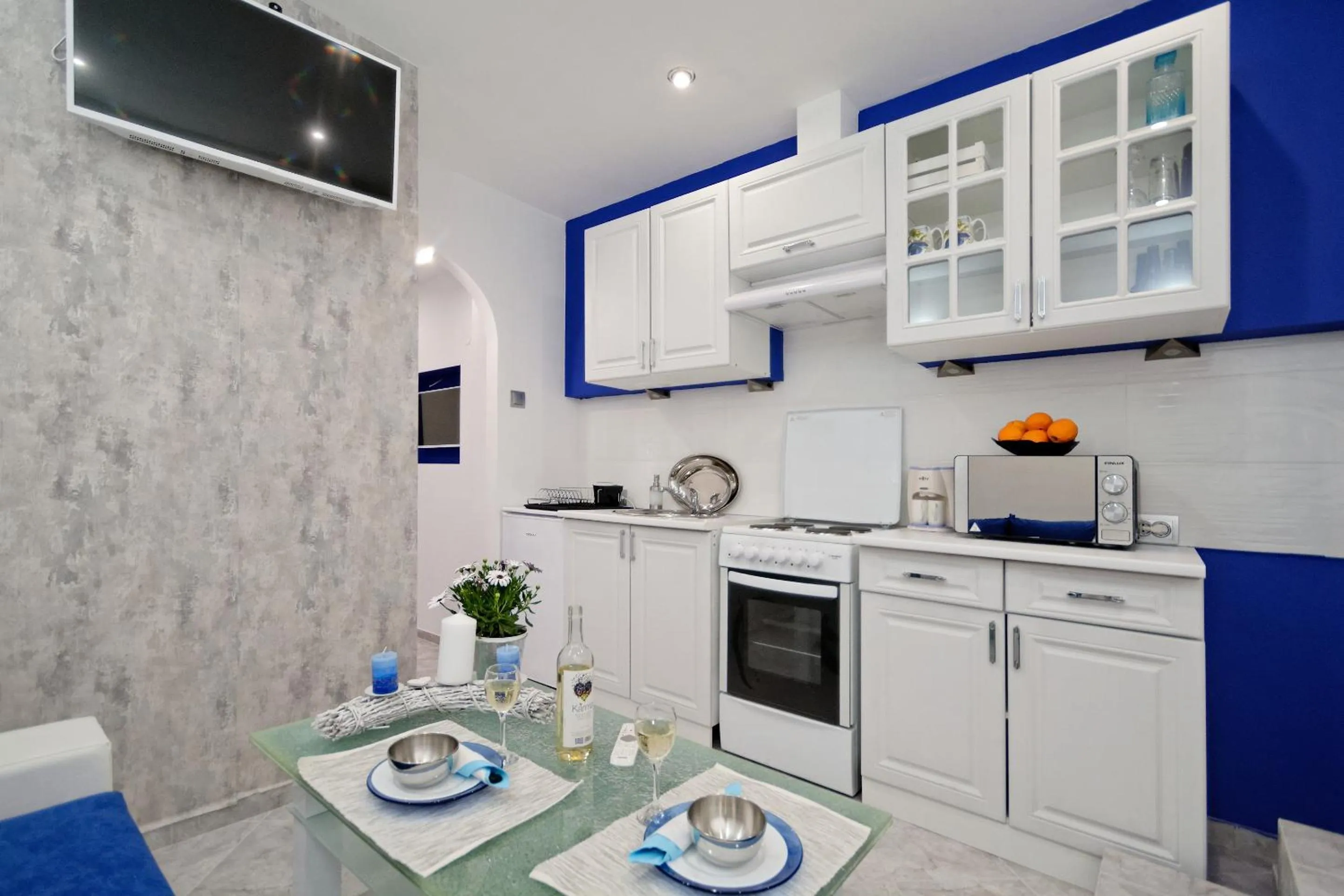 Property building in Santorini Style in Athens, Greece