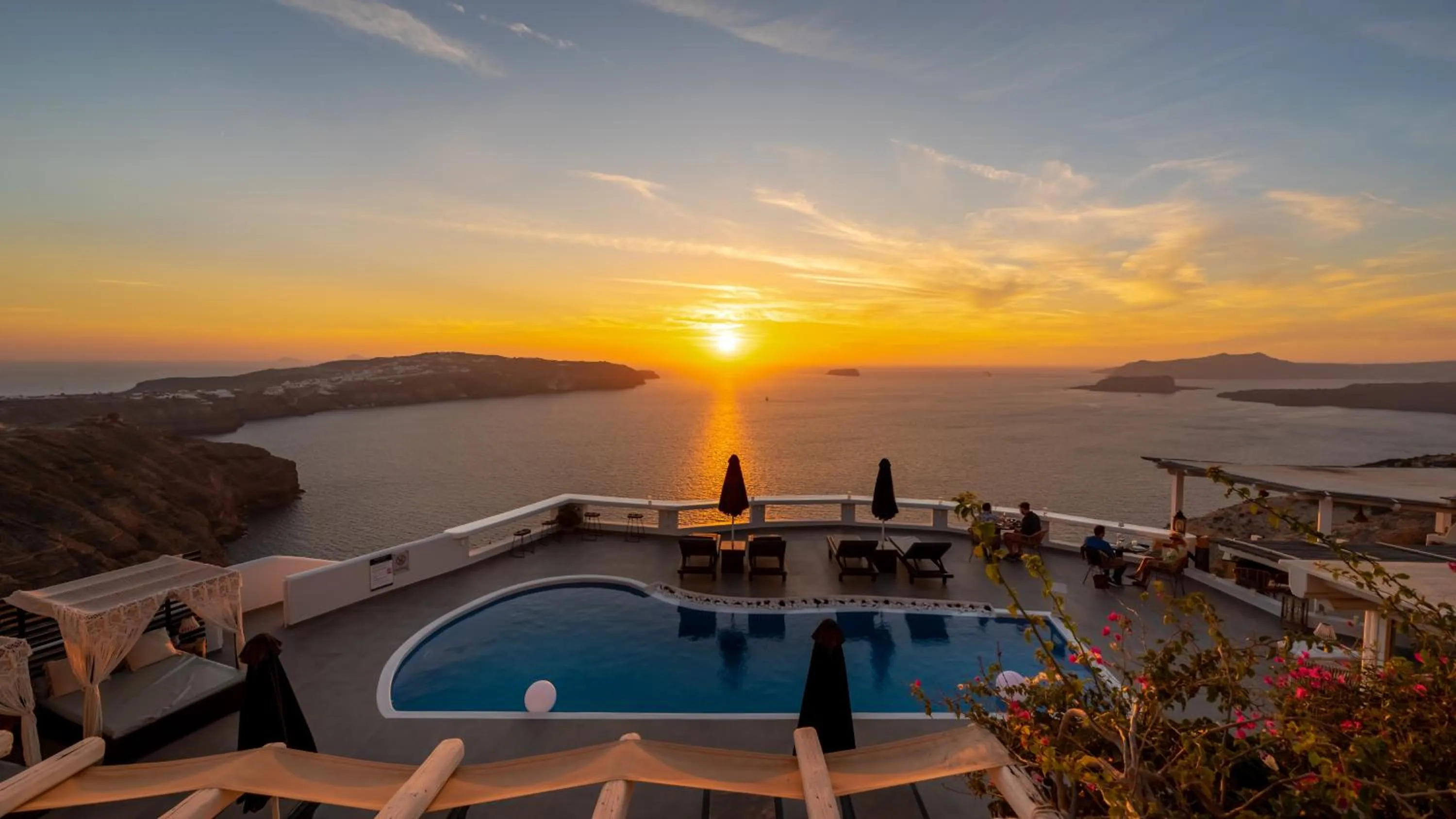 Swimming pool in Athermi Suites - Adults Only