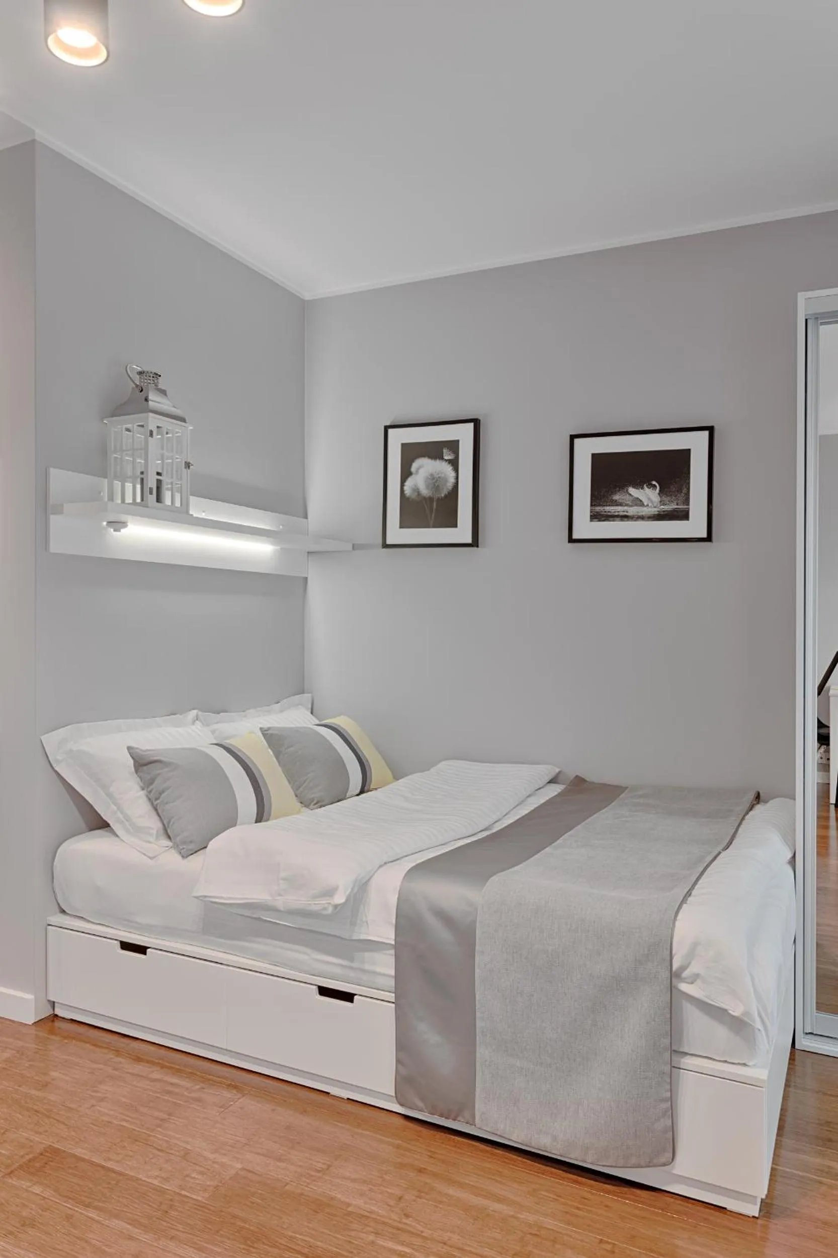 Bed in Mennica Central Apartments