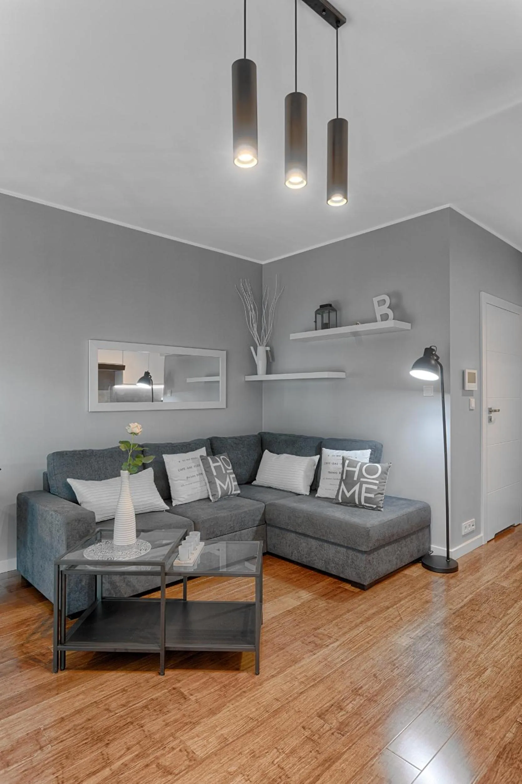 Living room, Bed in Mennica Central Apartments