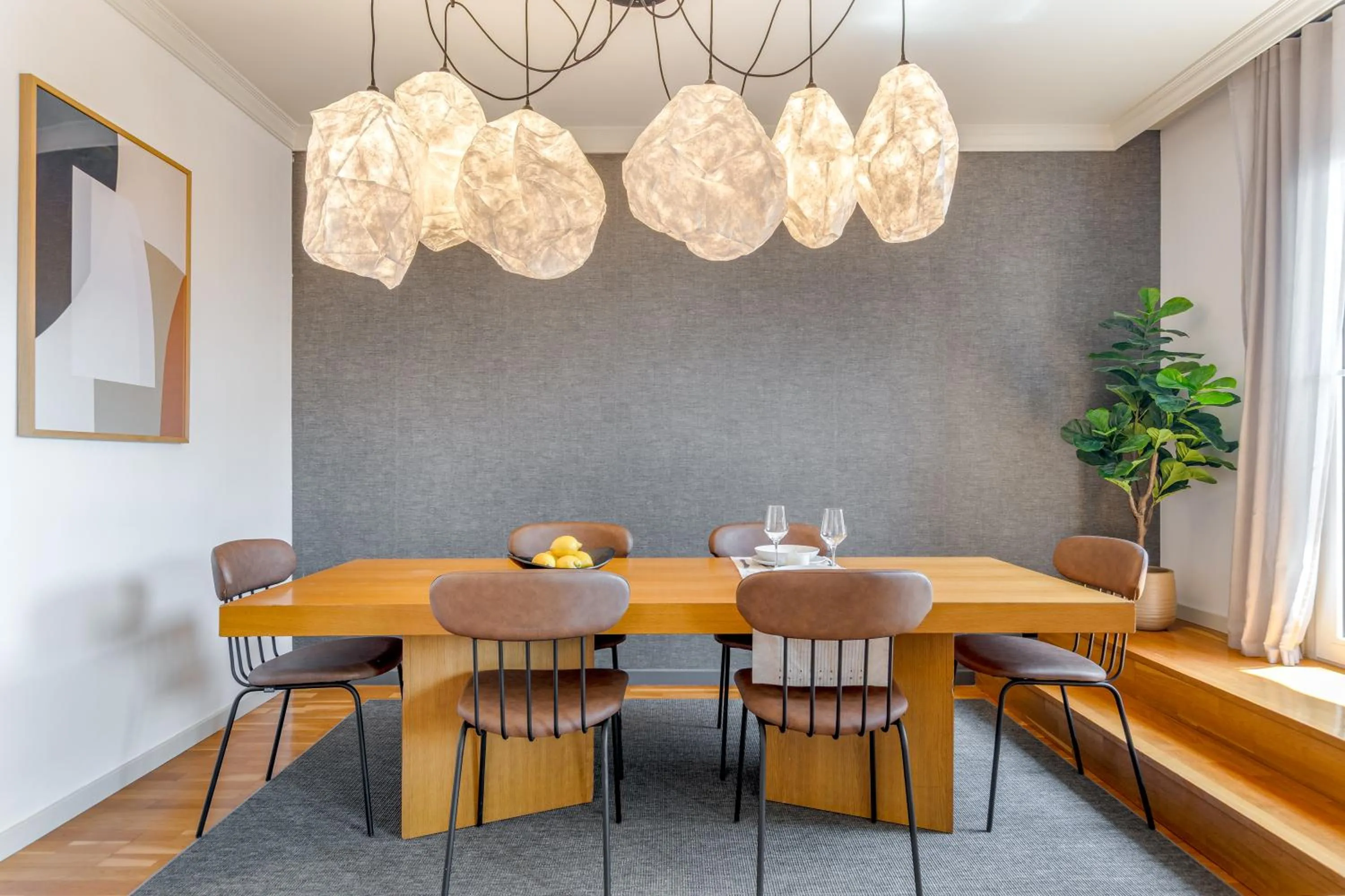 Dining area in Aspasios Rambla Catalunya Apartments