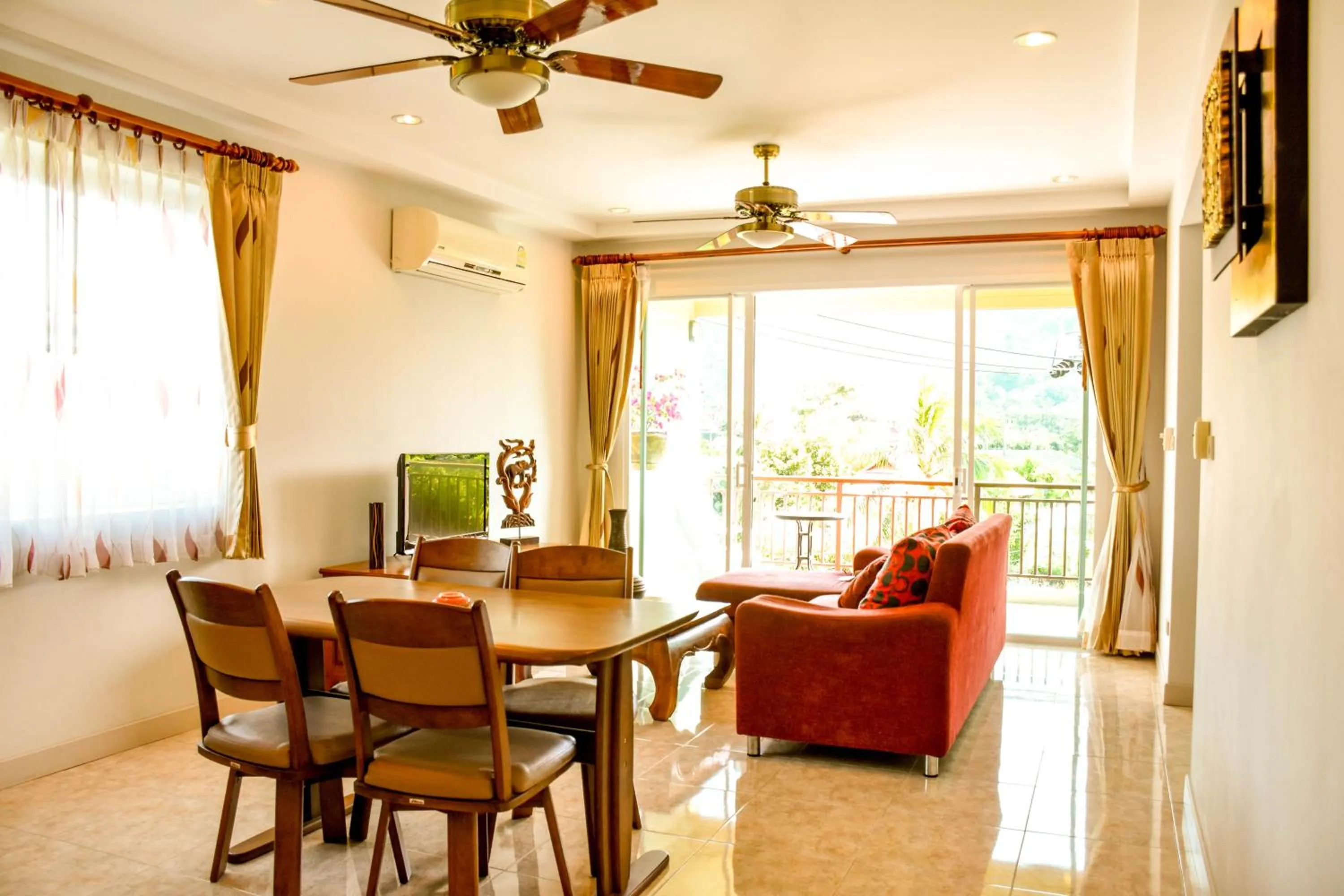 Living room in Baan Rosa Bangtao Beach