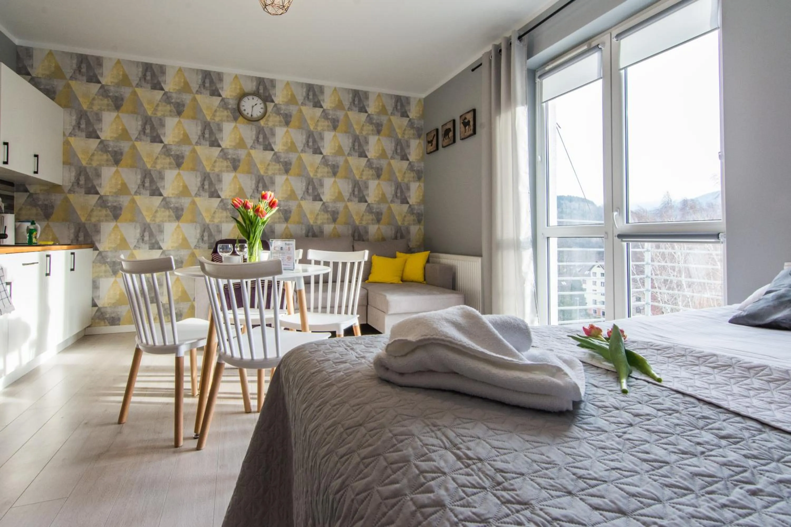 Bed in Apartamenty Izerskie - ul. Cicha 13F-G