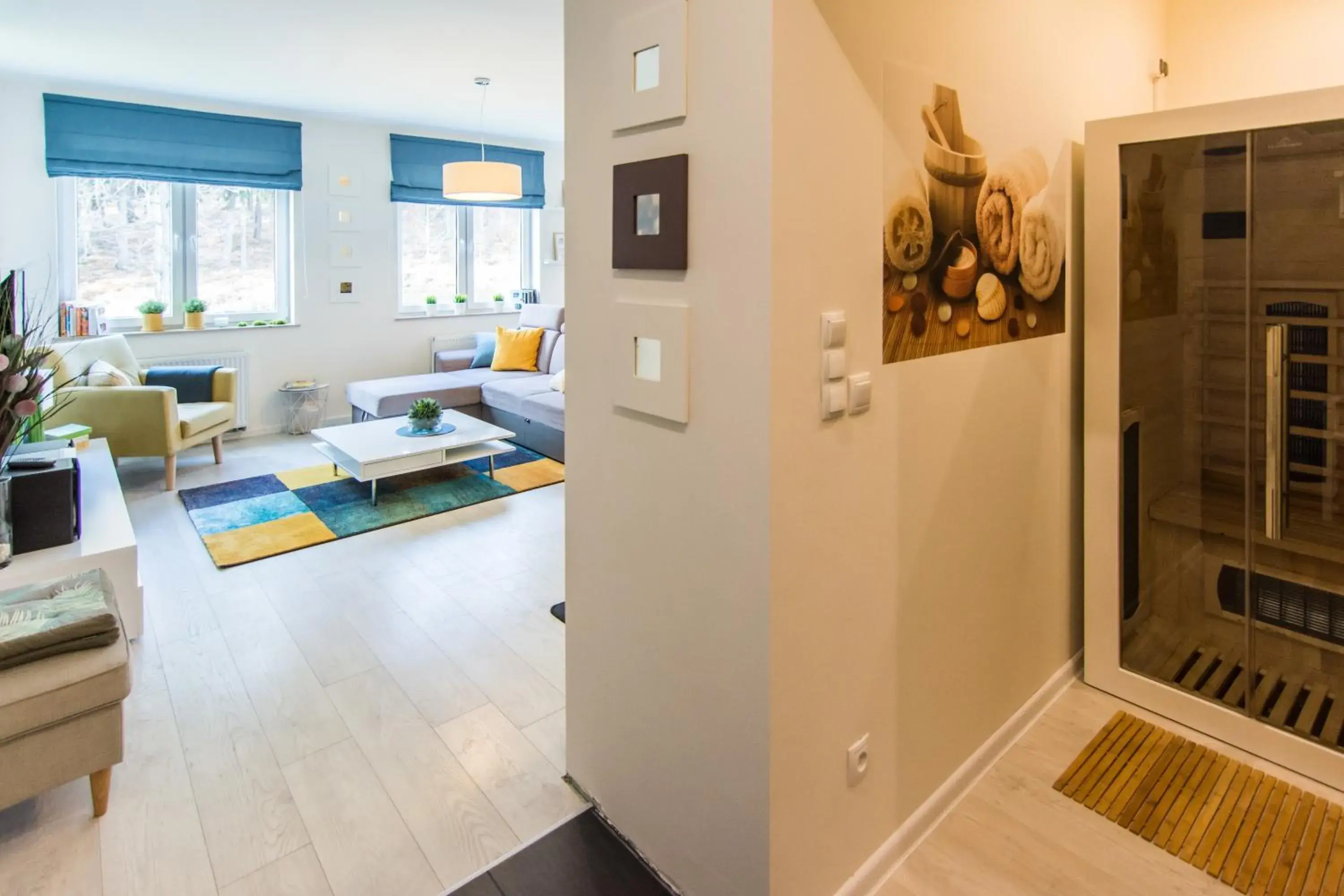 Two-Bedroom Apartment (Dla Aktywnych z Sauna) in Apartamenty Izerskie - ul. Cicha 13D-E Two-Bedroom Apartment (Dla Aktywnych z Sauna) in Apartamenty Izerskie - ul. Cicha 13D-E