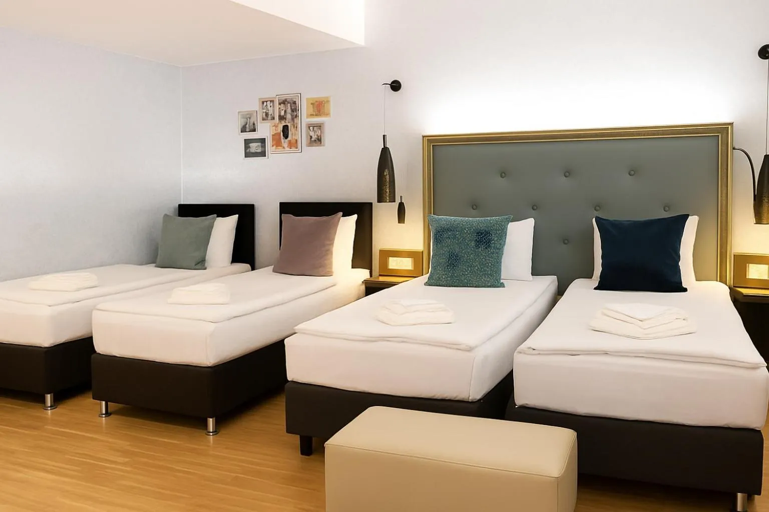 Bed in Hotel Memories Budapest